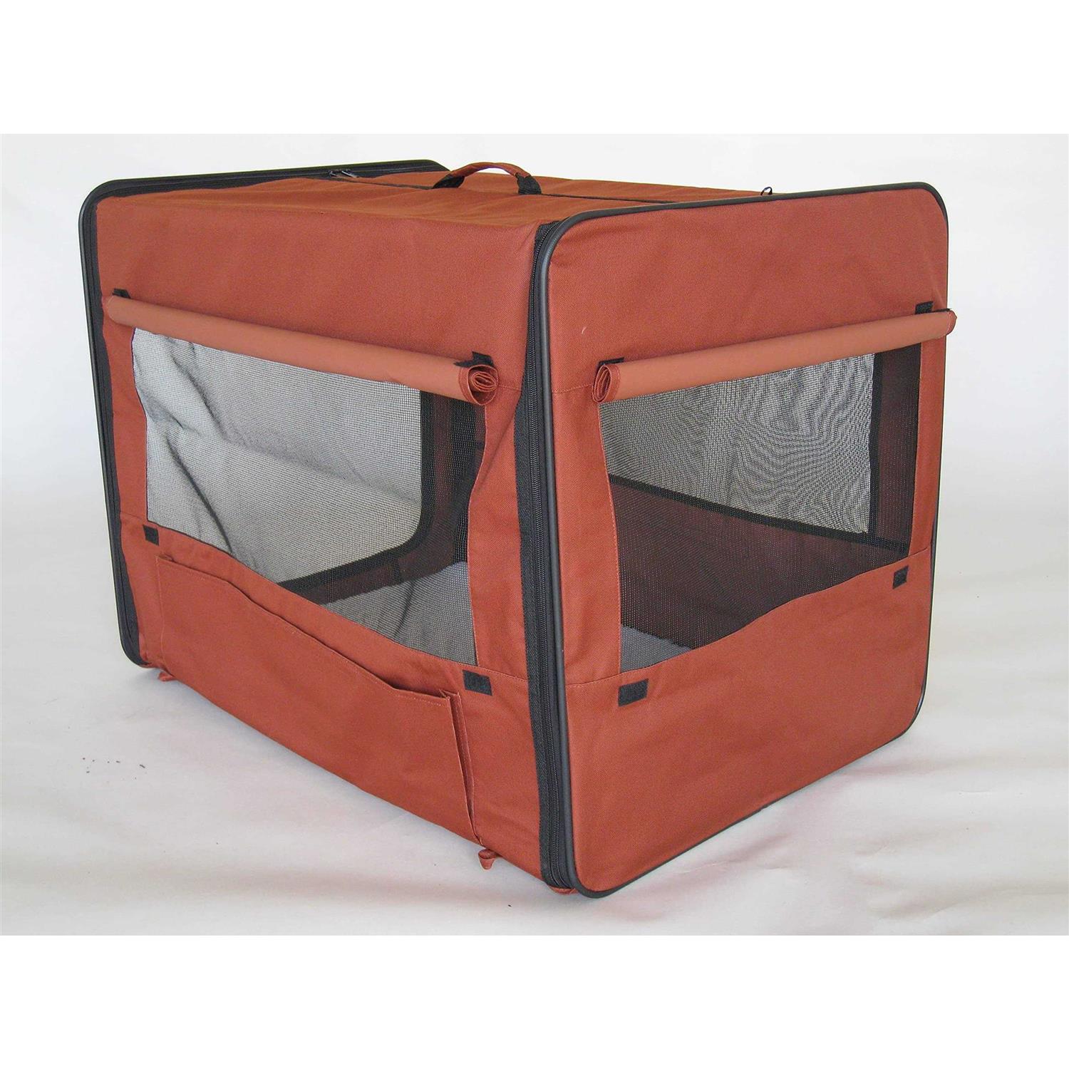 Alternative view of Go Pet Club Ab18 18 in. Brown Soft Dog Crate