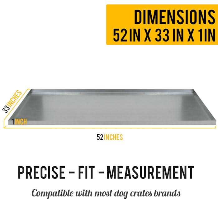 Alternative view of KOPEKS Galvanized Metal Tray for Dog Crates, Pet Kennels, Restaurant Grease Traps, and Floor Protection