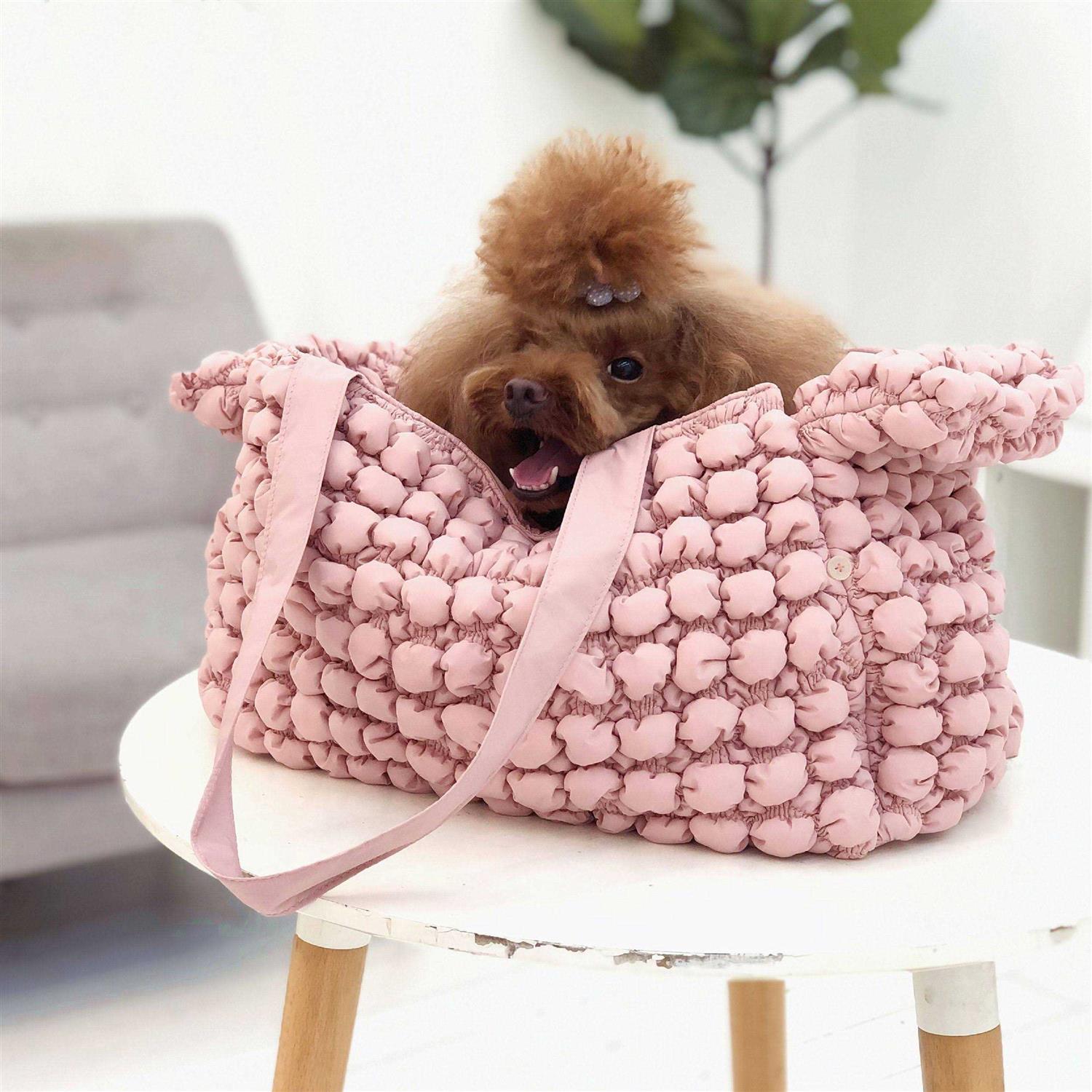 Alternative view of Pet Life Bubble Vogue Ultra-Plush Fashion Designer Pet Carrier