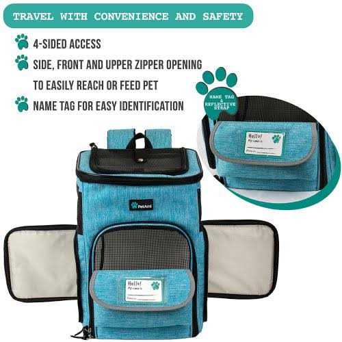Alternative view of PetAmi Airline Approved Pet Carrier Backpack