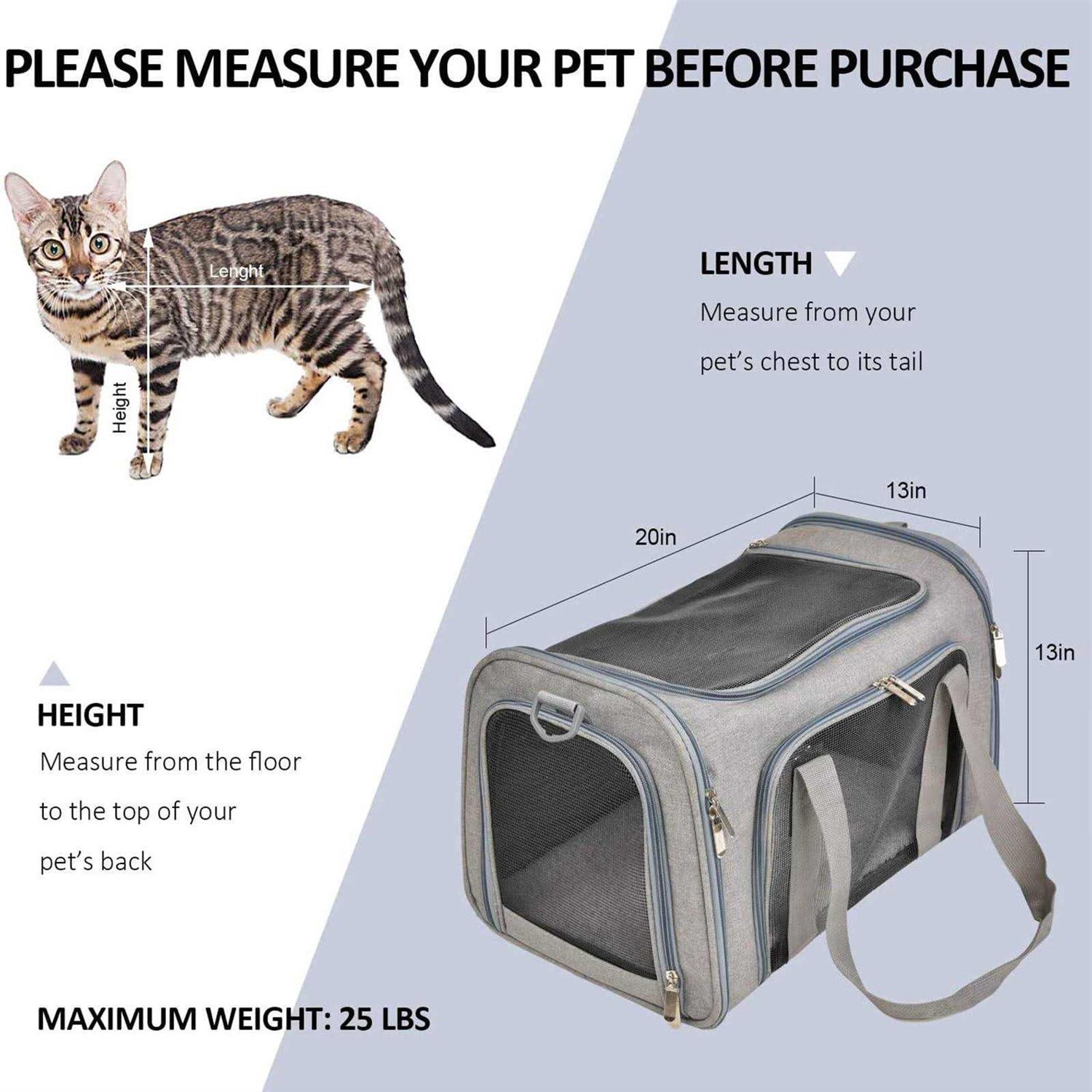 Alternative view of Wewdigi Pet Carrier for Cats, Dogs and Puppies