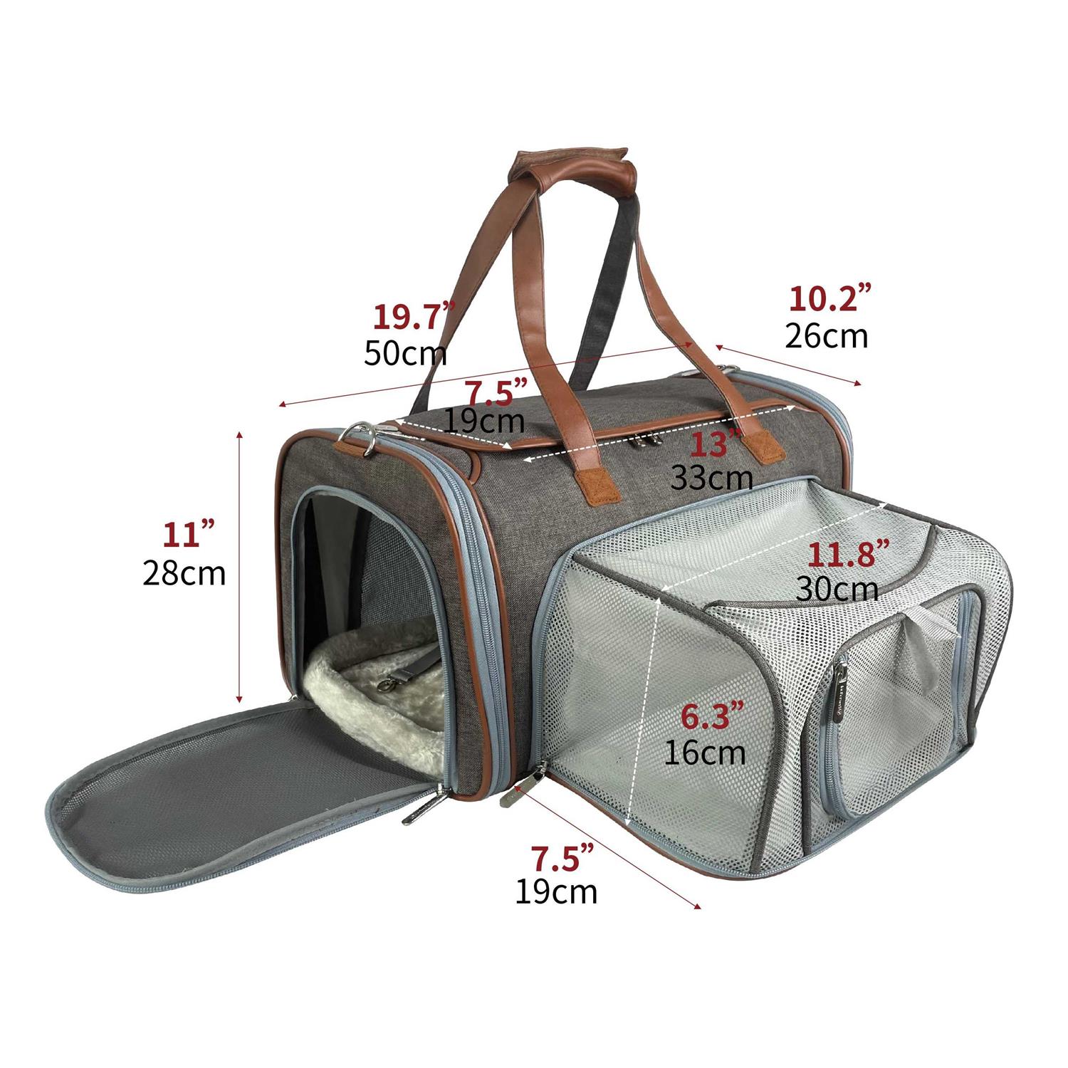 Alternative view of Gold Series Expandable Airline Approved Pet Carrier Mr. Peanut&s