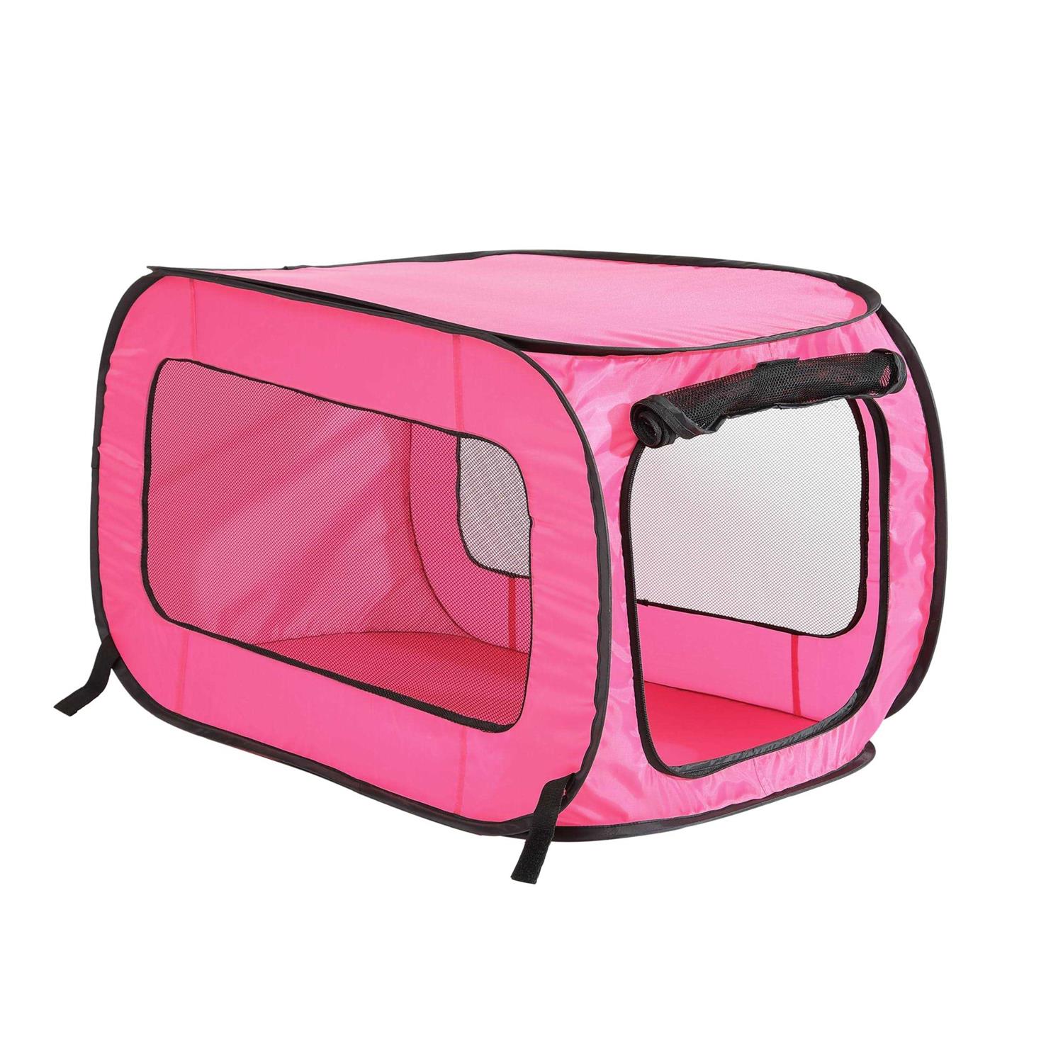 Beatrice Home Fashions Portable Collapsible Pop Up Travel Pet Kennel