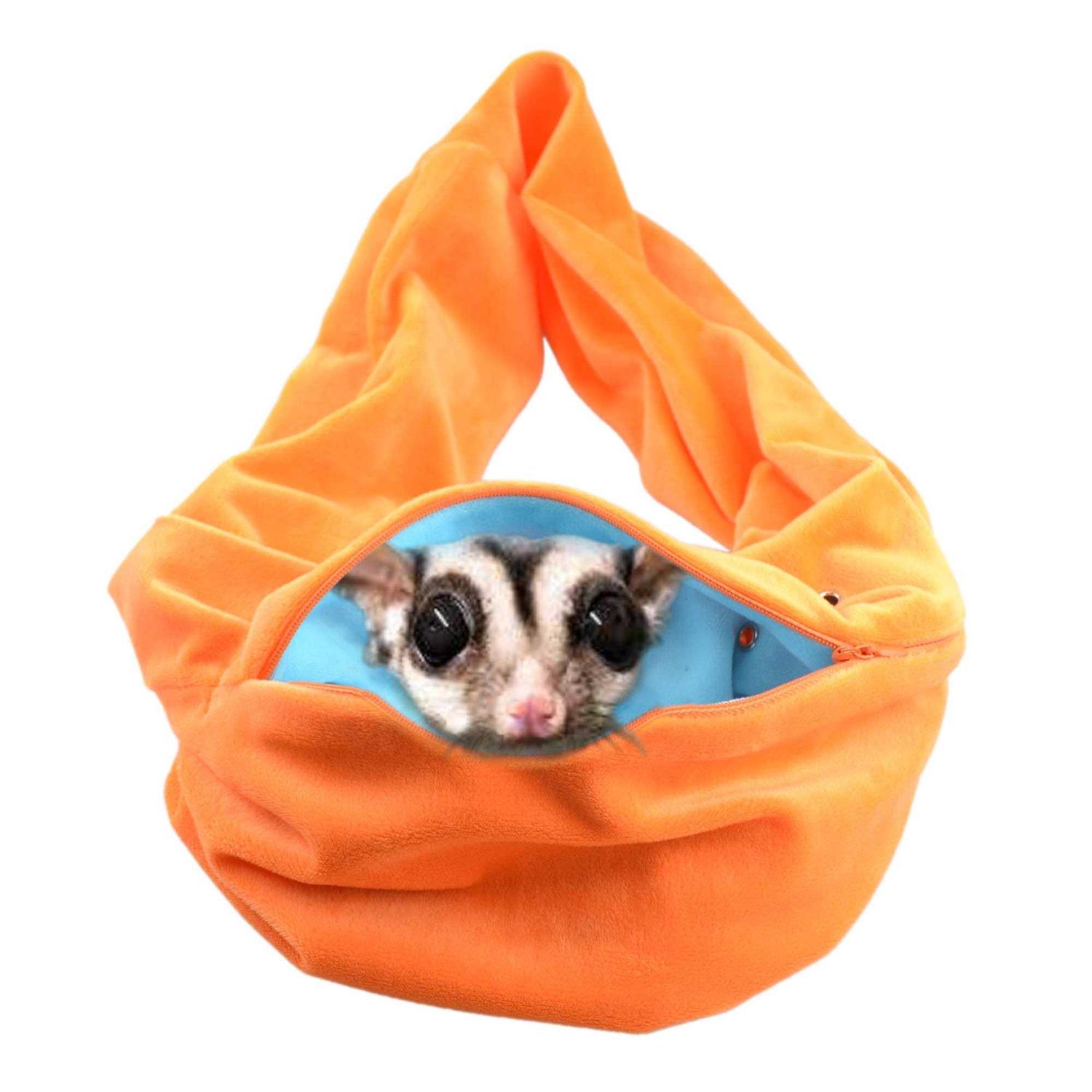 Alternative view of YUYUSO Sugar Glider Bonding Scarf Bonding Pouch Travel Sling Carrier Bag with 4 Air Holes for Pet Glider
