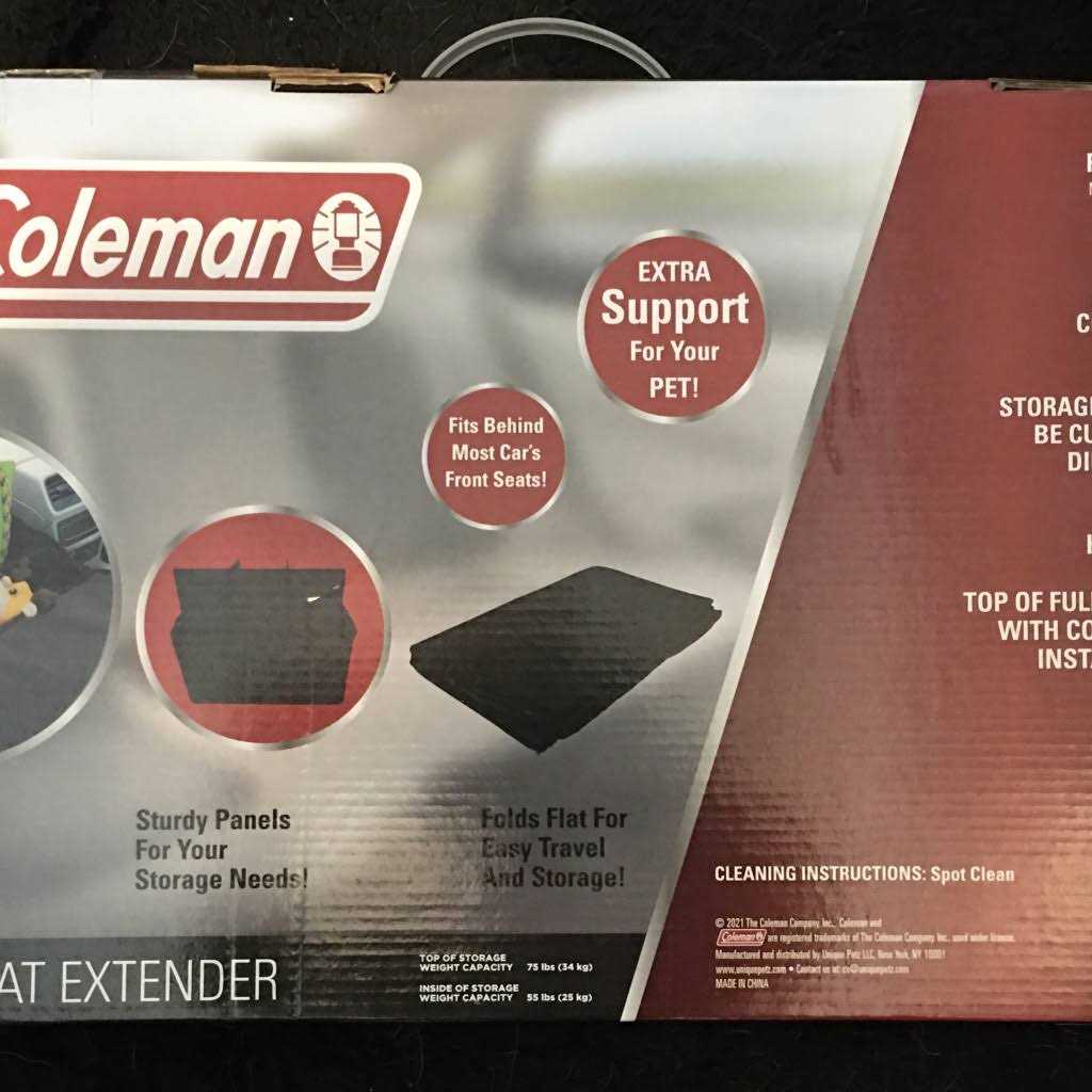 Alternative view of Coleman Dog Seat Storage Extender