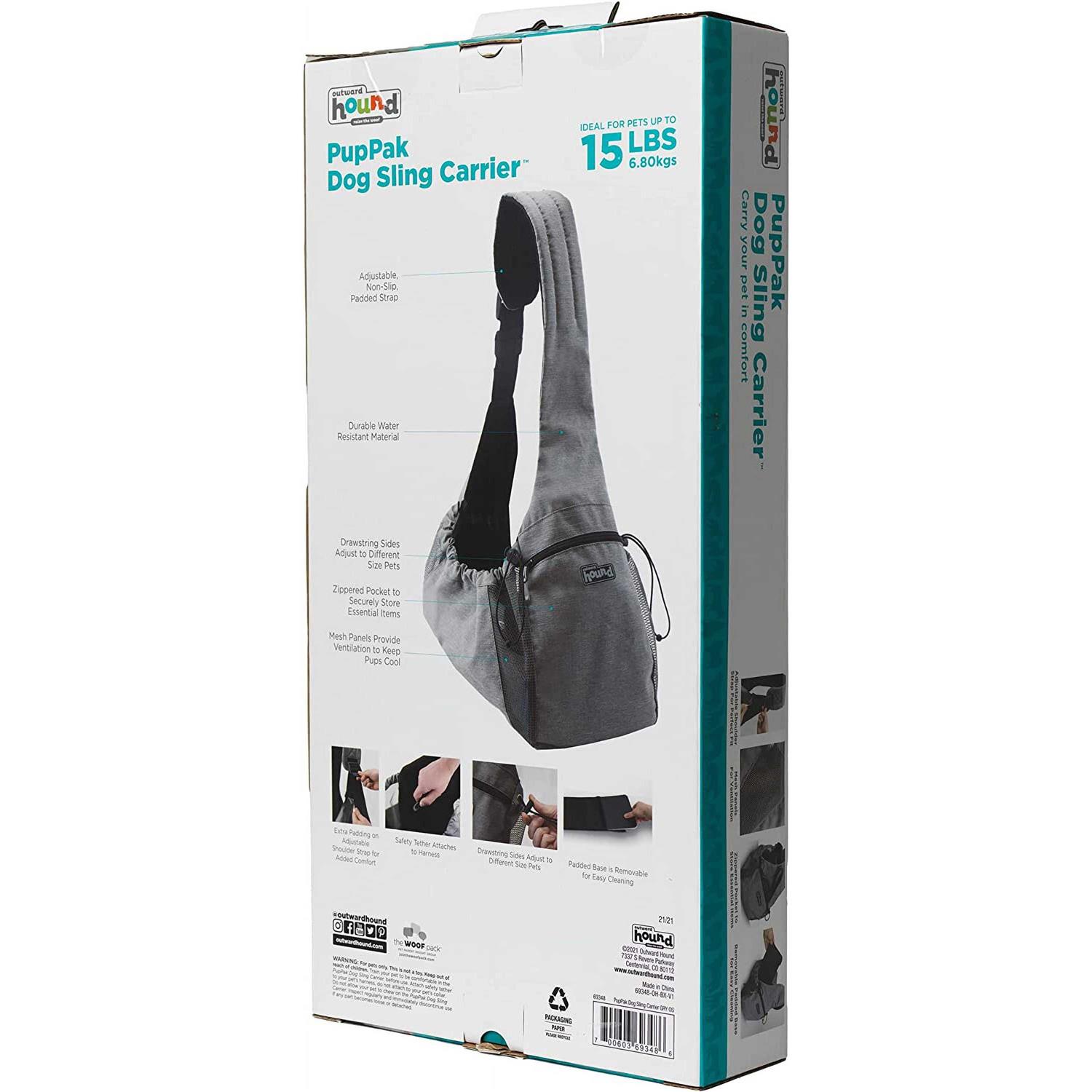 Alternative view of Outward Hound Puppak Sling Dog Carrier