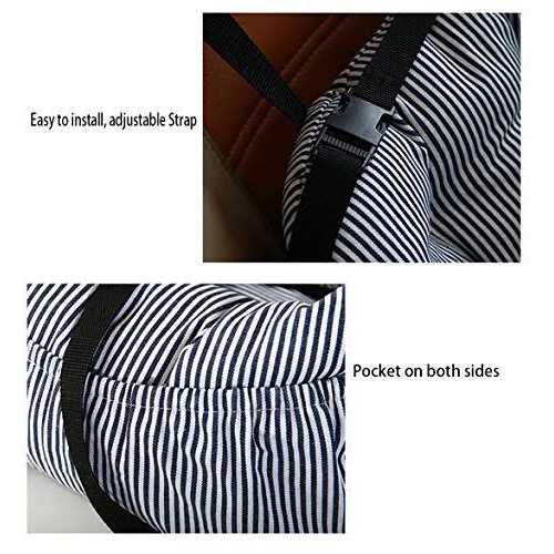 Alternative view of BLOBLO Dog Car Seat Pet Booster Seat Pet Travel Safety Car Seat Dog Bed for Car with Storage Pocket