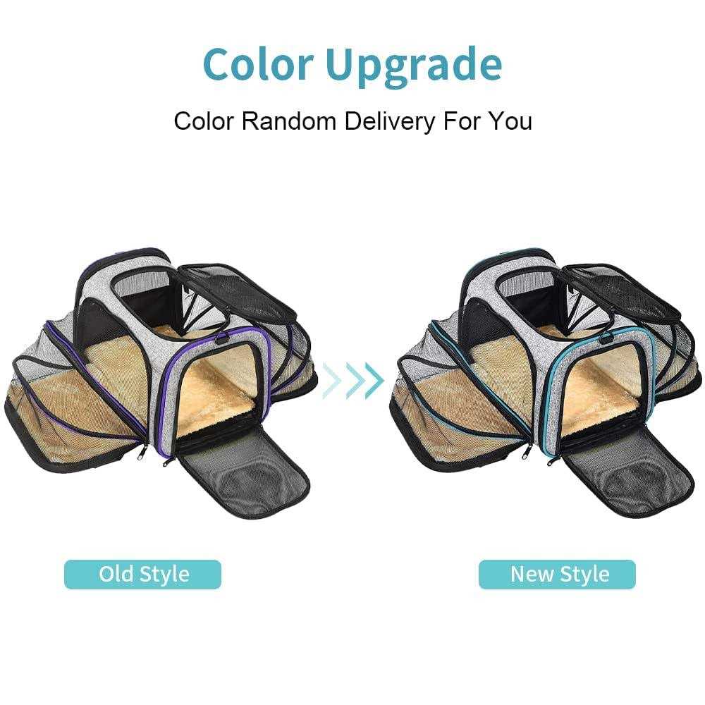 Alternative view of BYTANA Pet Carrier Airline Approved, Expandable Foldable Soft-Sided Dog Carrier, 3 Open Doors, 2 Reflective Tapes, Pet Travel Bag Safe and Easy for Cats