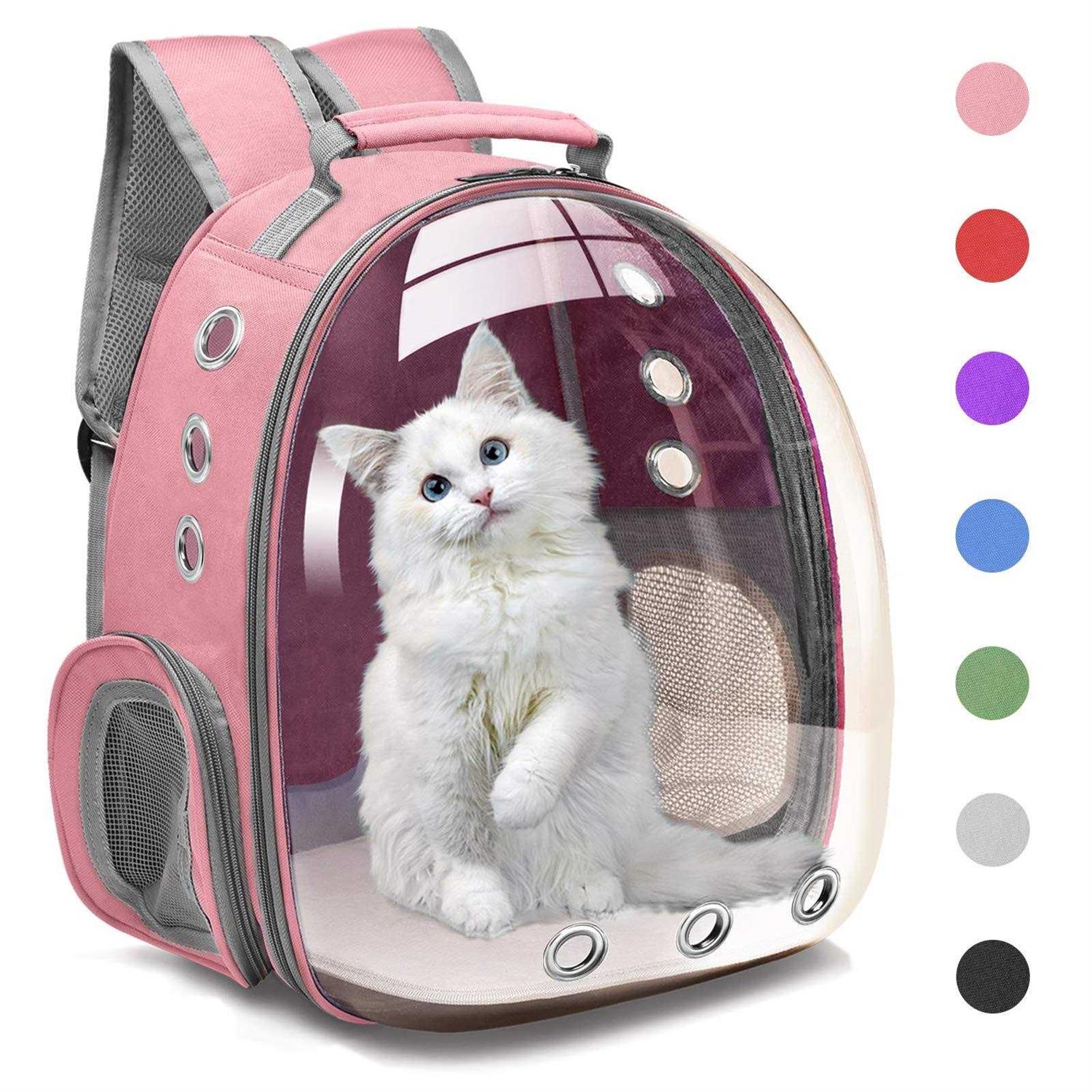 Henkelion Cat Backpack Carrier Bubble Bag Small Dog Backpack Carrier for Small Dogs