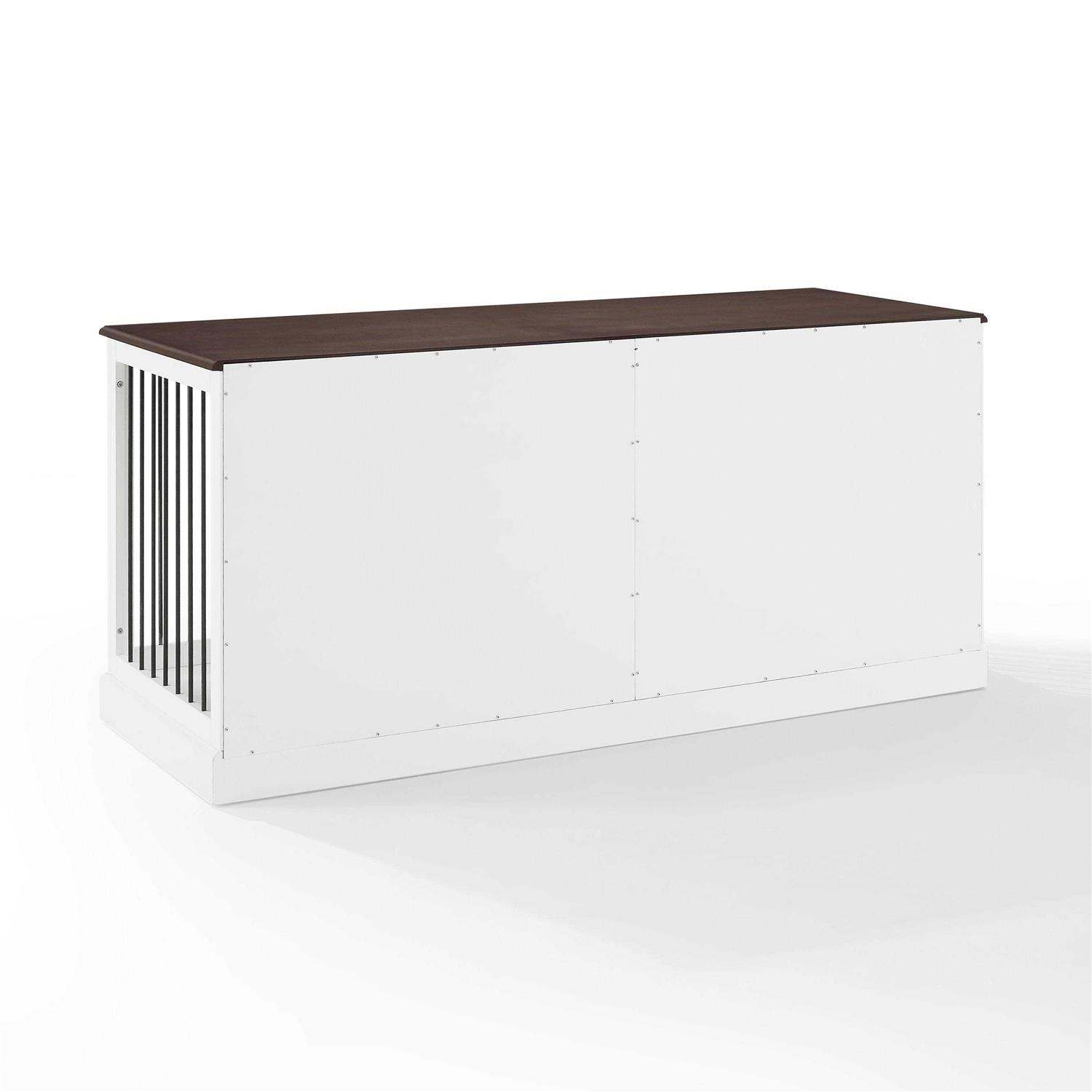 Alternative view of Crosley Winslow Medium Credenza Pet Crate