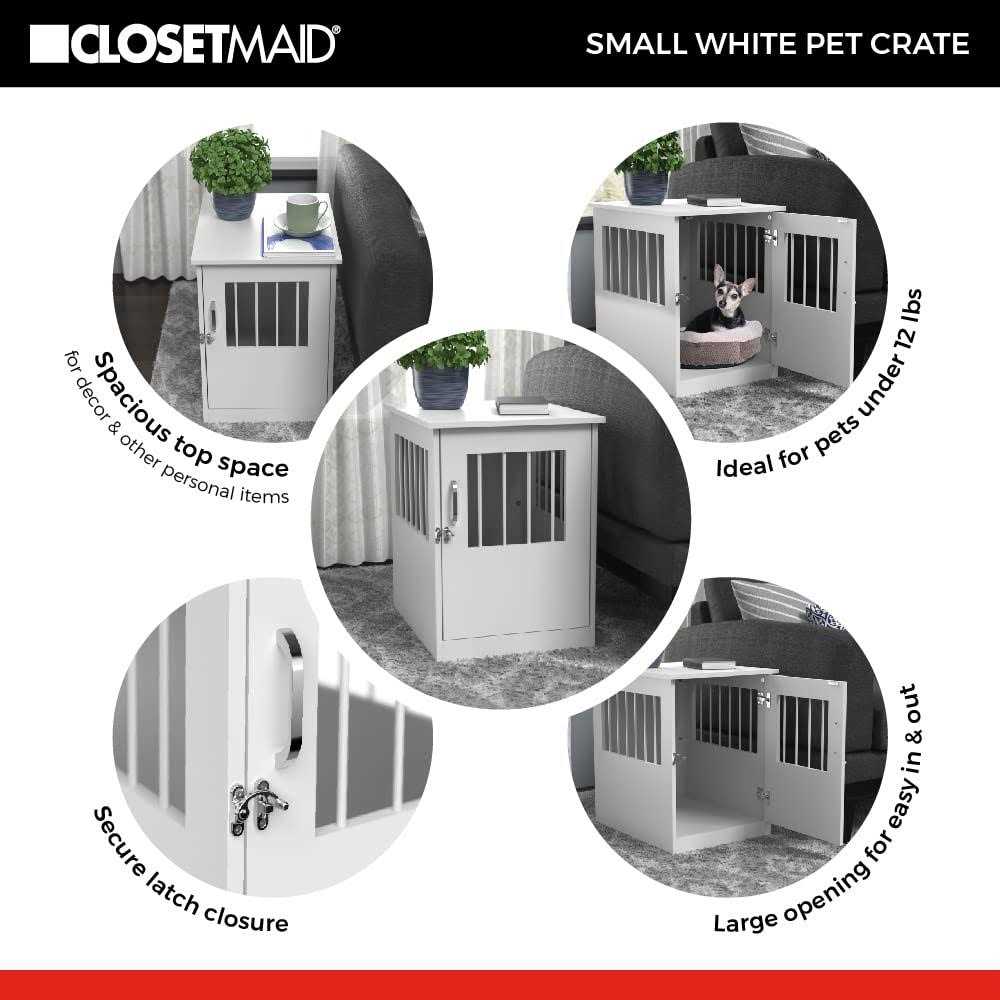 Alternative view of ClosetMaid End Table and Pet Crate
