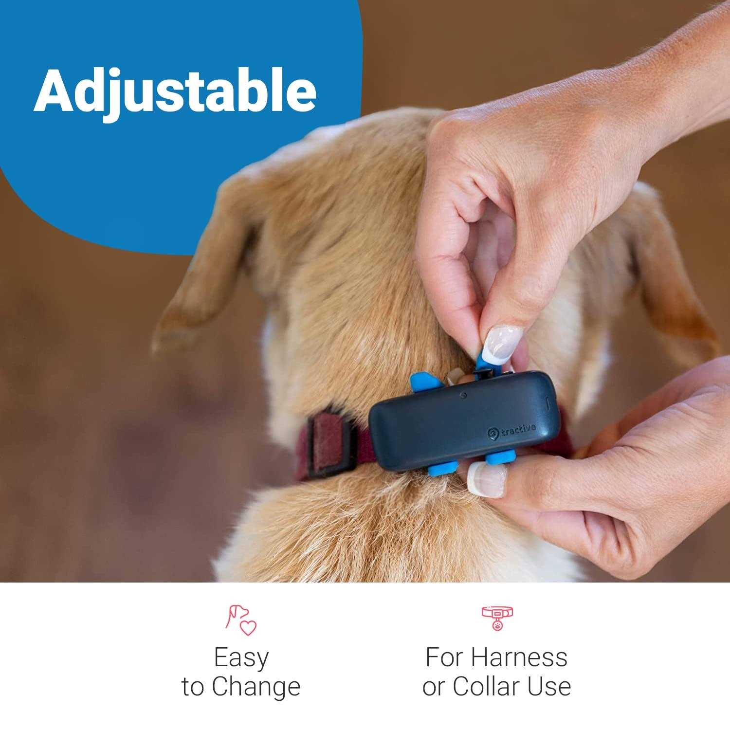 Alternative view of Tractive GPS Dog Tracker Rubber Clips x3