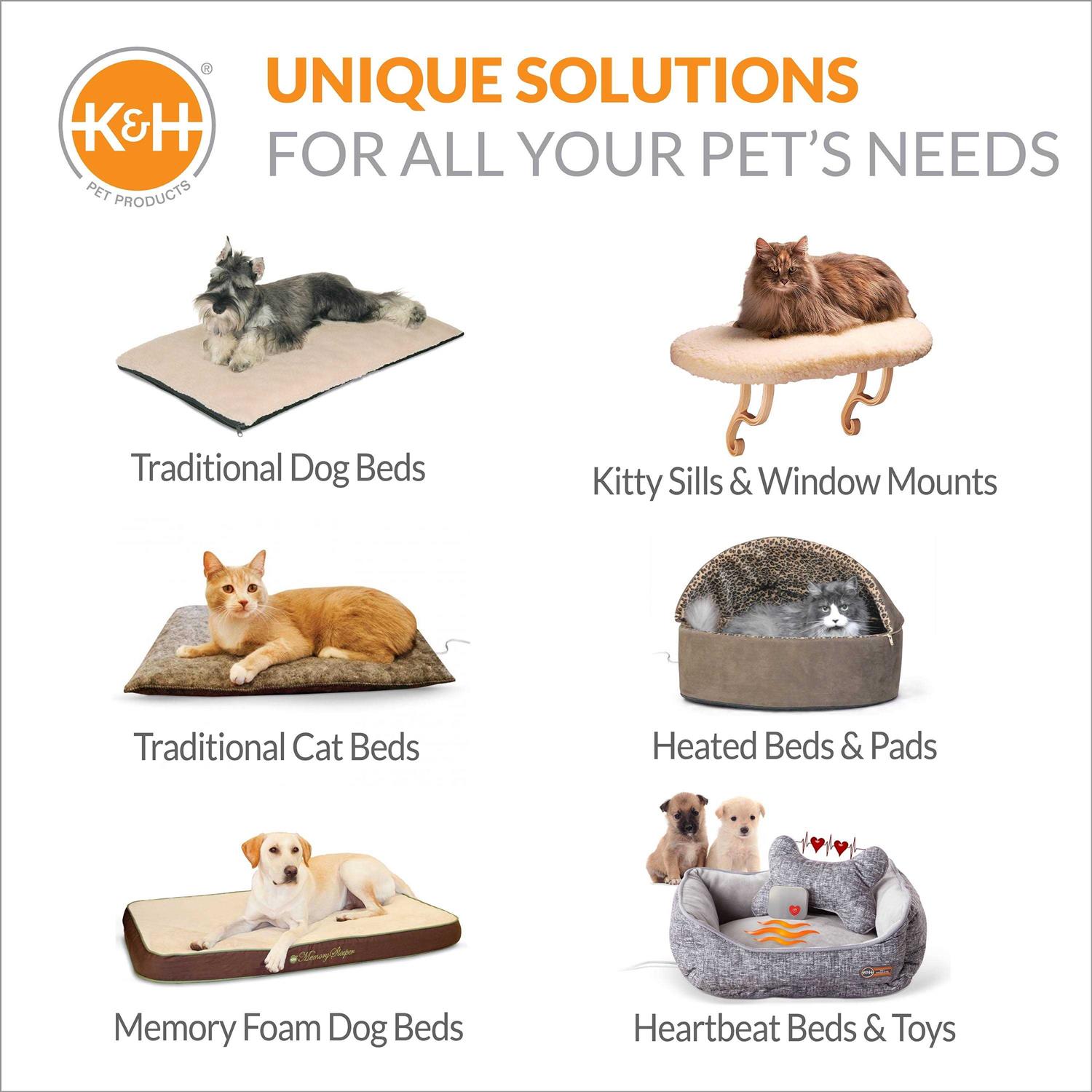 Alternative view of K&H Deluxe Lectro-Soft Outdoor Heated Pet Bed