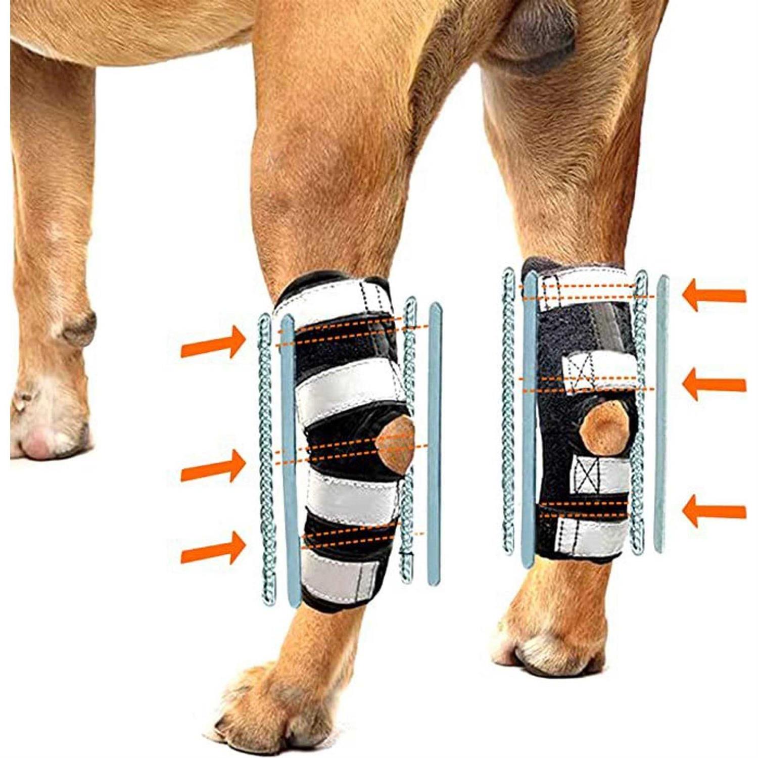 NeoAlly 3-in-1 Long Rear Leg Support Dog Splint Braces