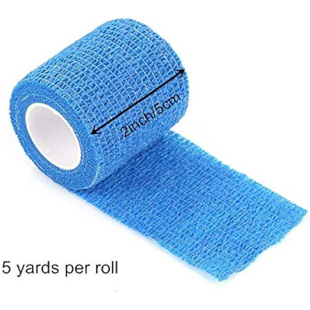 Alternative view of 12 Pack Self Adhesive Bandage Wrap Vet Wrap for Pets Stretch Self Adherent Tape for Athletic Sports Wrist and Ankle