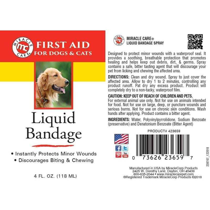 Alternative view of Miracle Care Liquid Bandage Spray