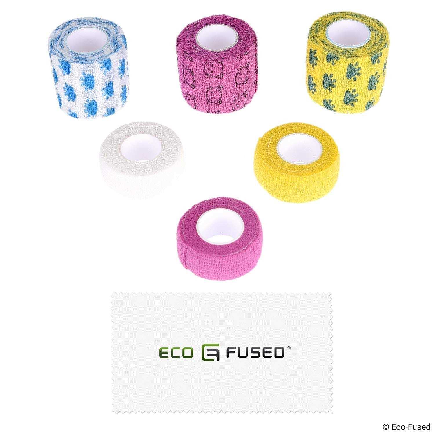 Alternative view of Eco-Fused Self Adhering Bandage Injury Wrap Tape for Dogs Pack of 6 Supports Muscles and Joints