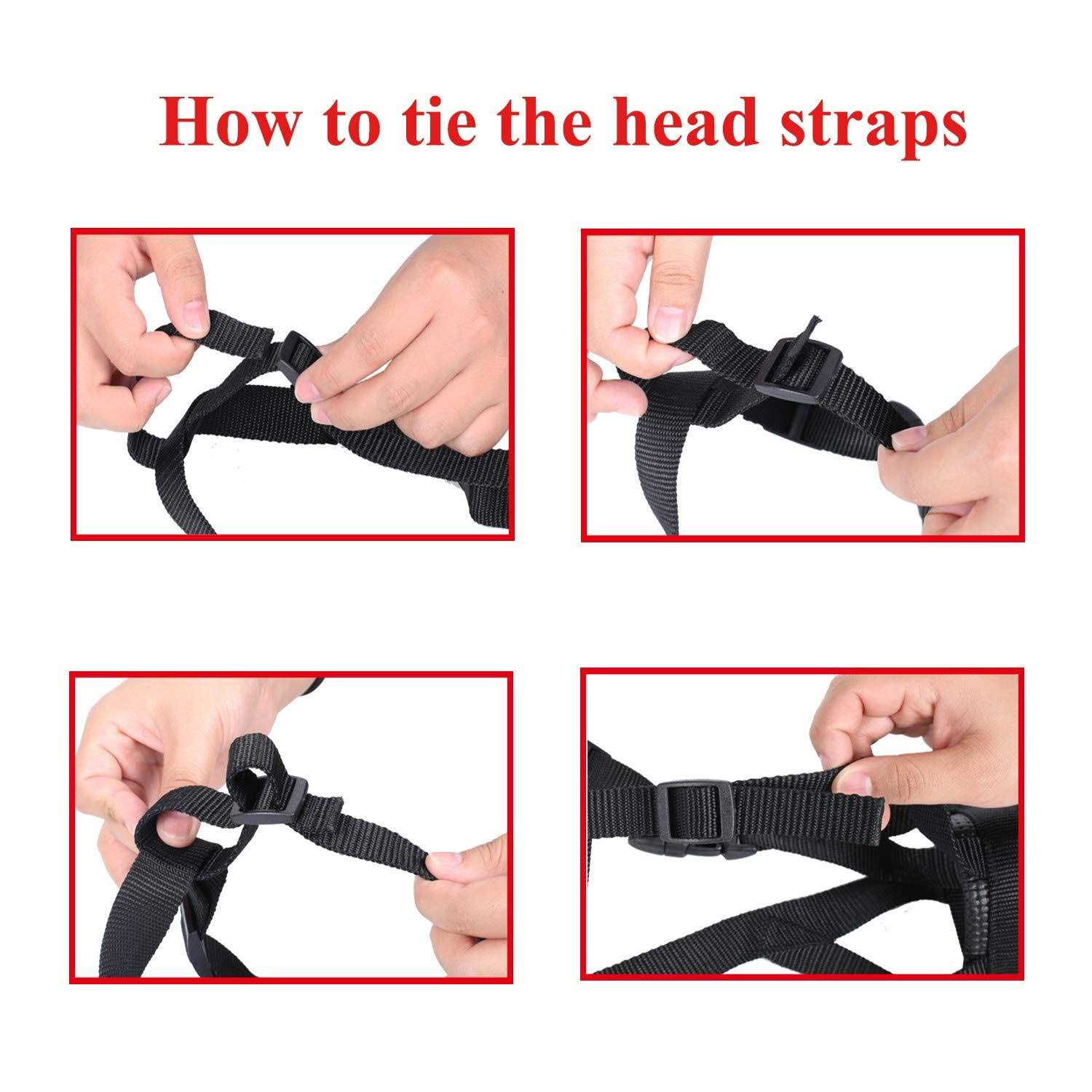Alternative view of Lepark Dog Muzzle for Small,Medium,Large Dogs Prevent from Biting,Barking and Chewing