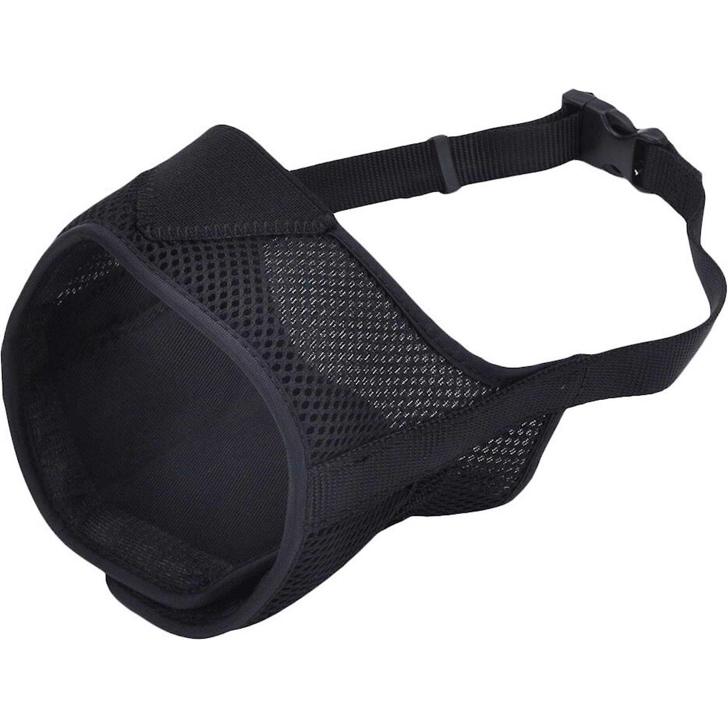 Coastal Pet Products Best Fit Adjustable Comfort Dog Muzzle-Black