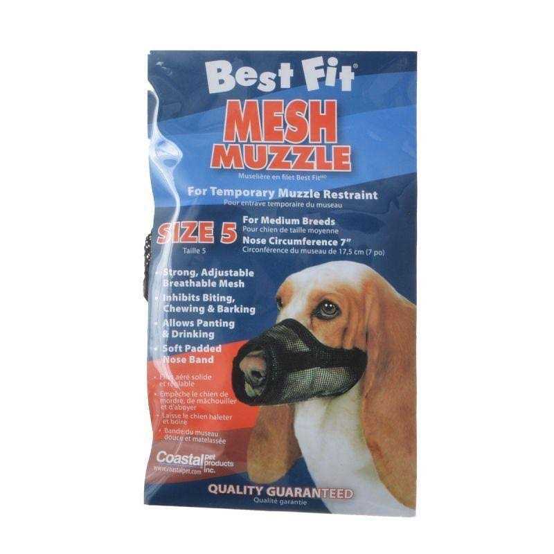 Best Fit Mesh Dog Muzzle Size 5