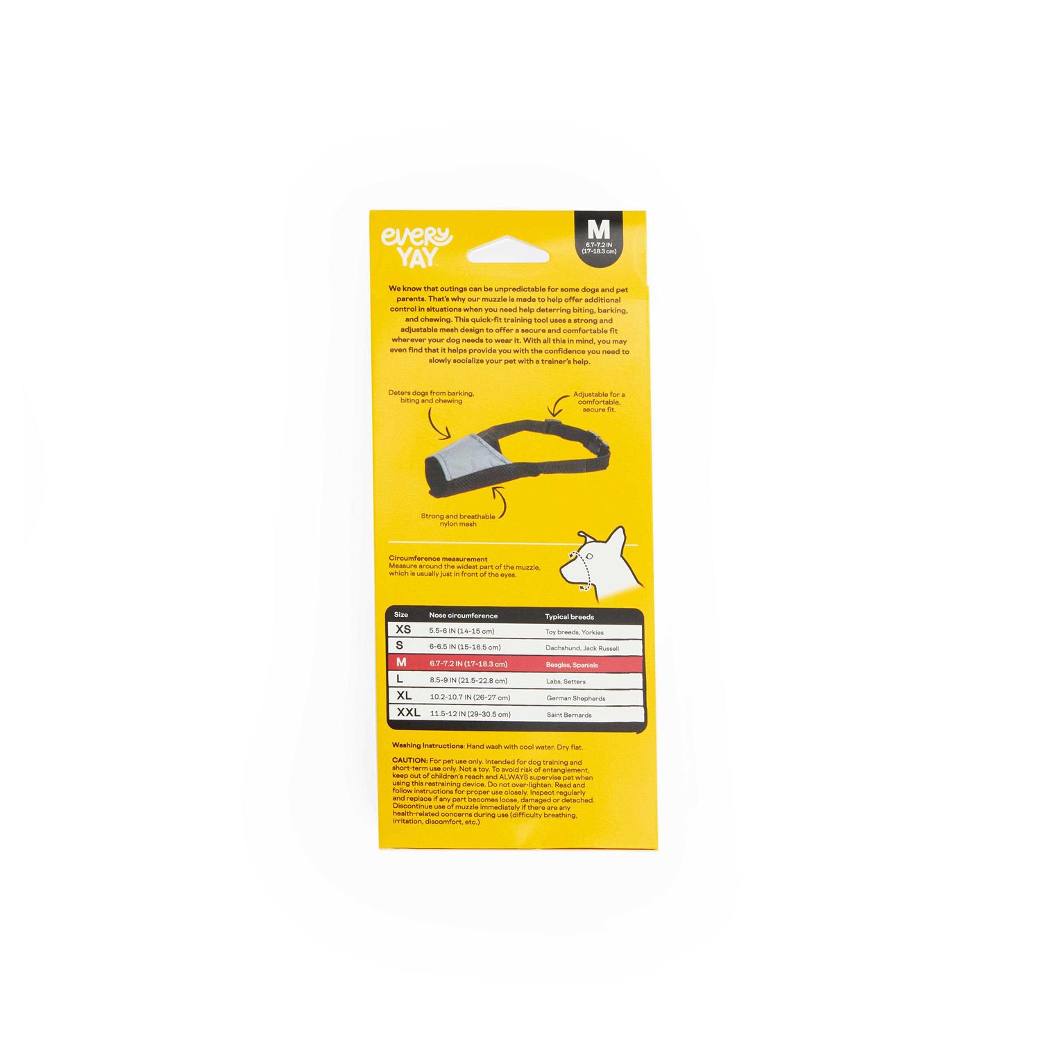 Alternative view of EveryYay Mind Your Manners Nylon Dog Muzzle