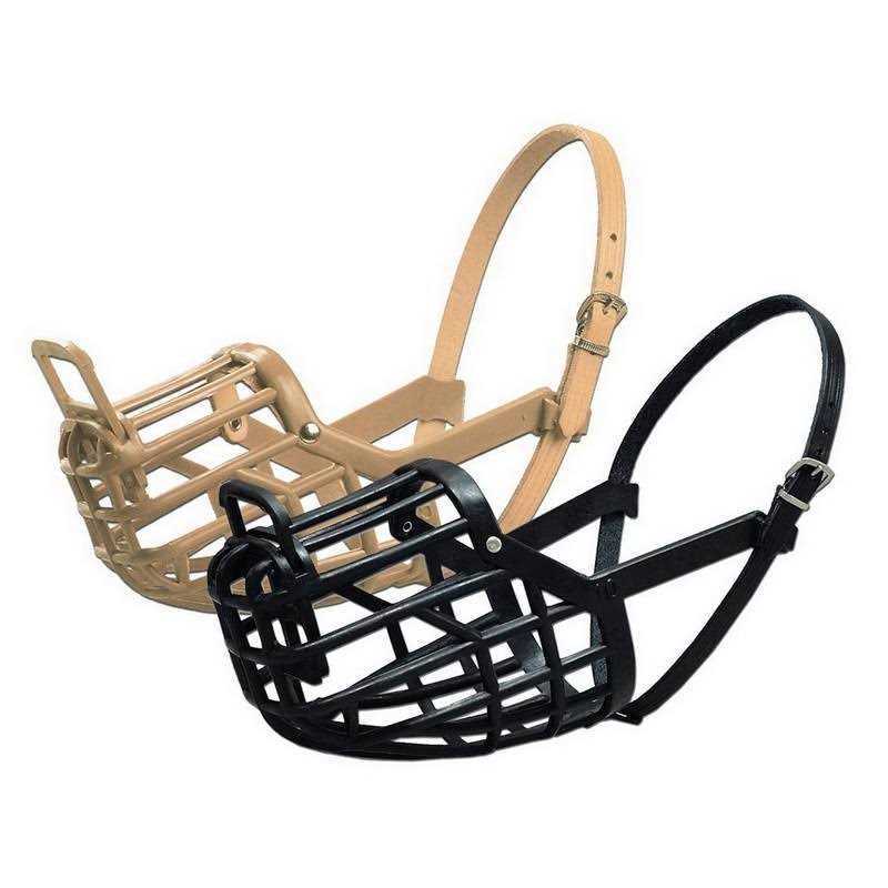 OmniPet Leather Brothers Italian Basket Dog Muzzle