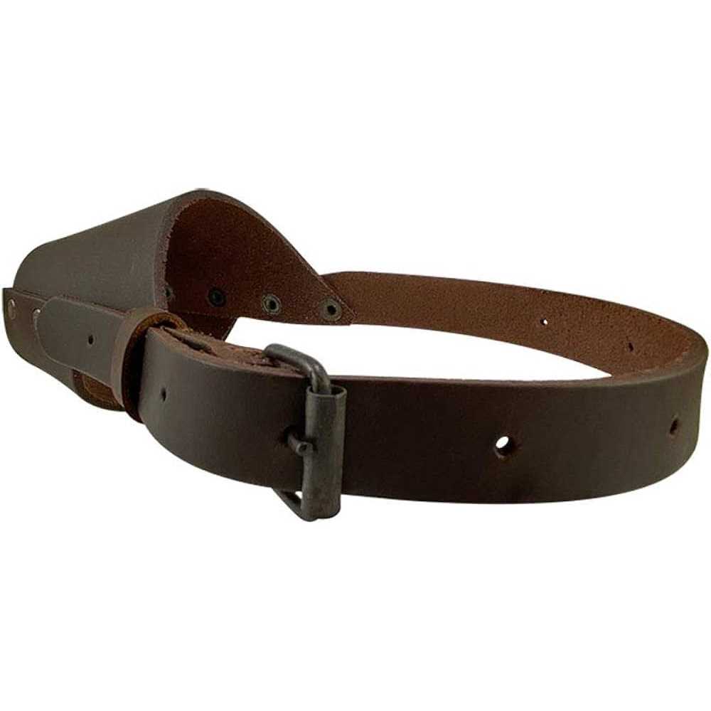 Alternative view of Taco Dog Leather Dog Muzzle Guard Handmade from Full Grain Leather