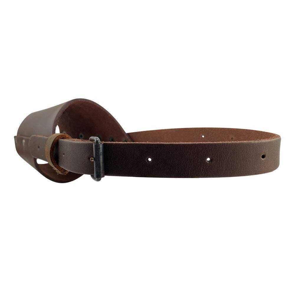 Alternative view of Taco Dog Leather Dog Muzzle Guard Handmade from Full Grain Leather
