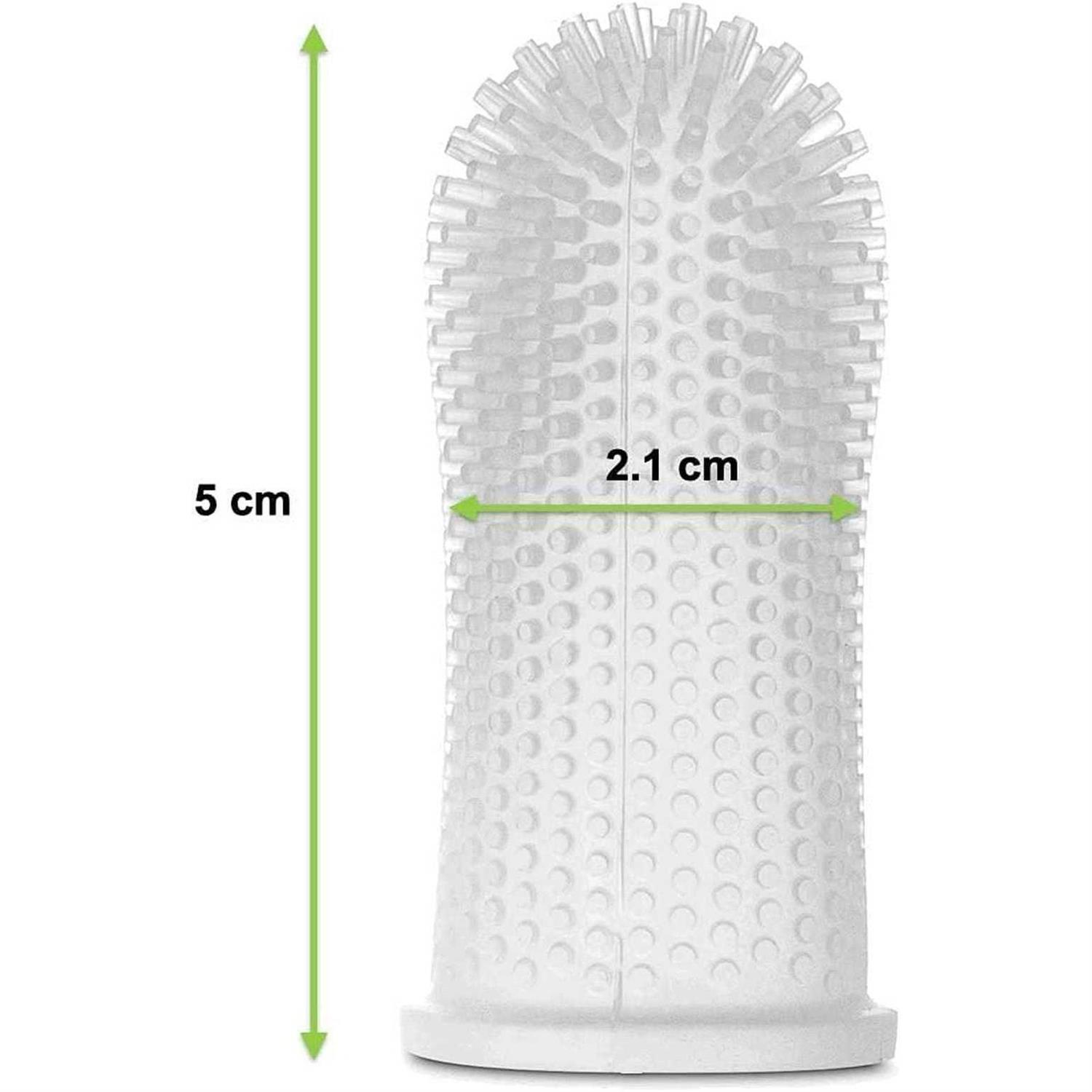 Alternative view of Jasper 360 Finger Dog Toothbrush