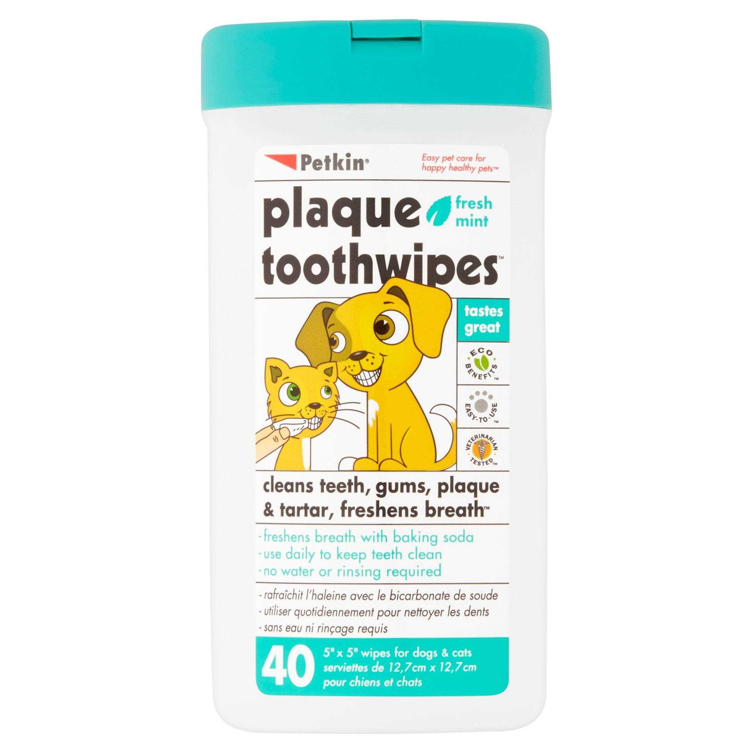 Petkin Tooth Wipes