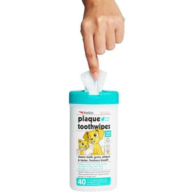 Alternative view of Petkin Tooth Wipes