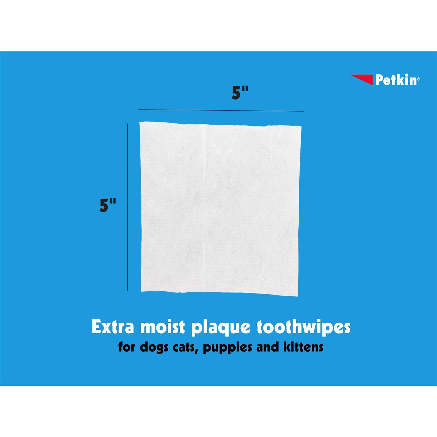 Alternative view of Petkin Tooth Wipes