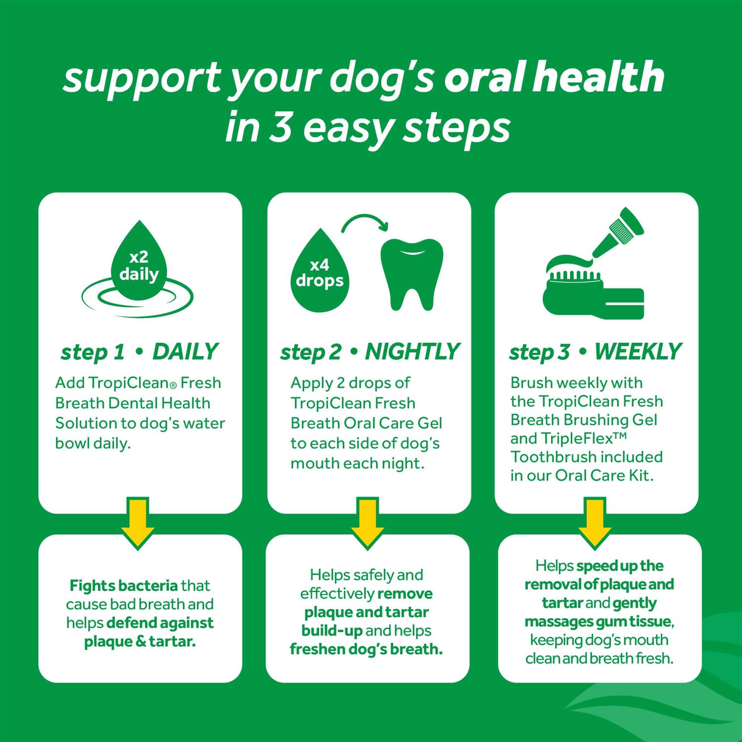 Alternative view of Tropiclean Fresh Breath Brushing Gel for Dogs