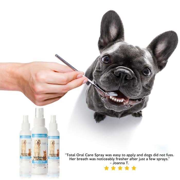 Alternative view of VetSmart Formulas Dog Breath Freshener Eliminate Bad Breath and Prevent Oral Disease in Dogs and Cats
