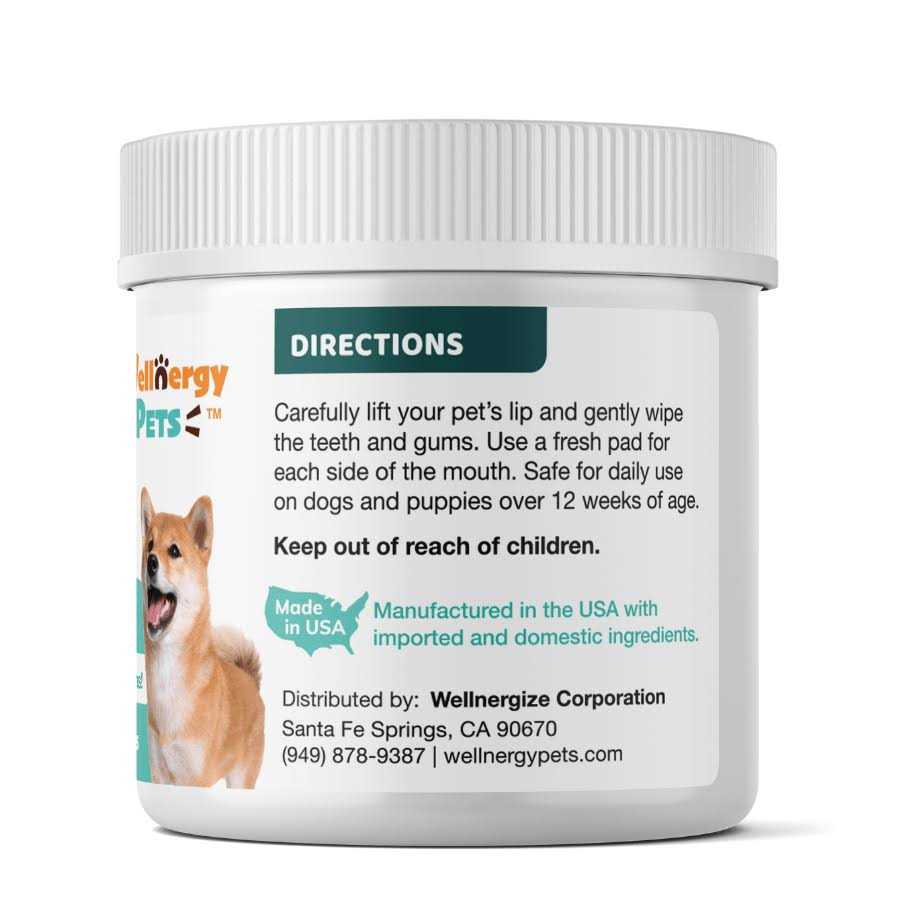 Alternative view of Wellnergy Pets Dental Care Wipes for Dogs