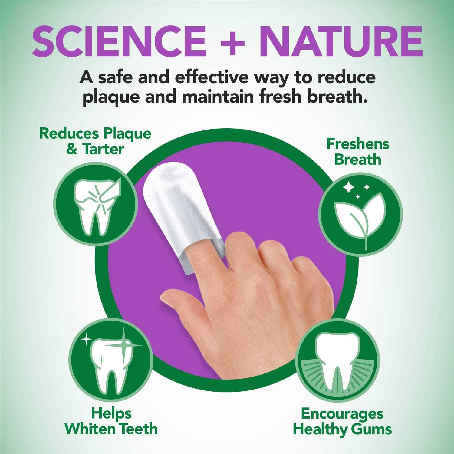 Alternative view of Vet's Best Dental Care Finger Wipes for Dogs & Cats
