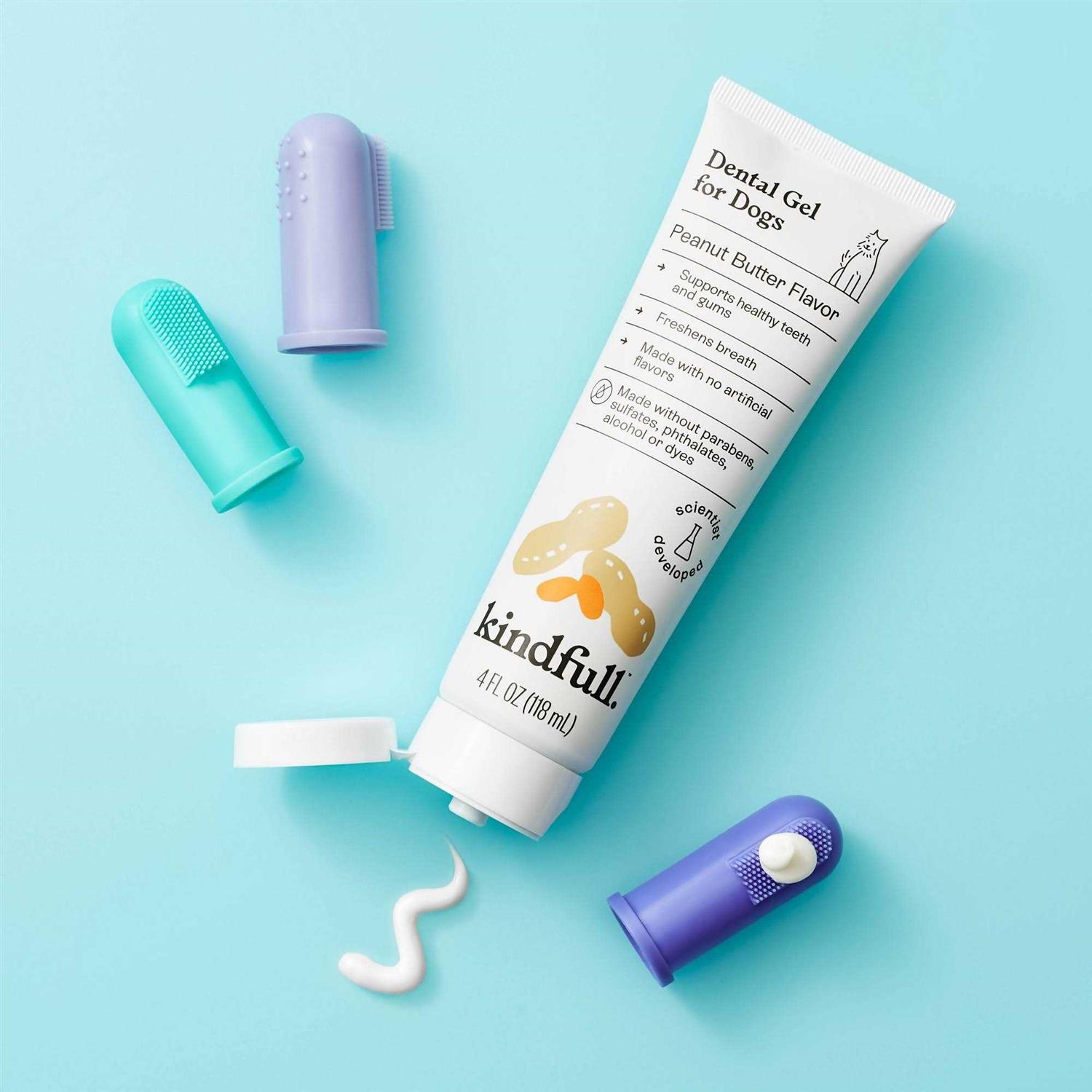 Alternative view of Kindfull Dog and Cat Finger Toothbrushes