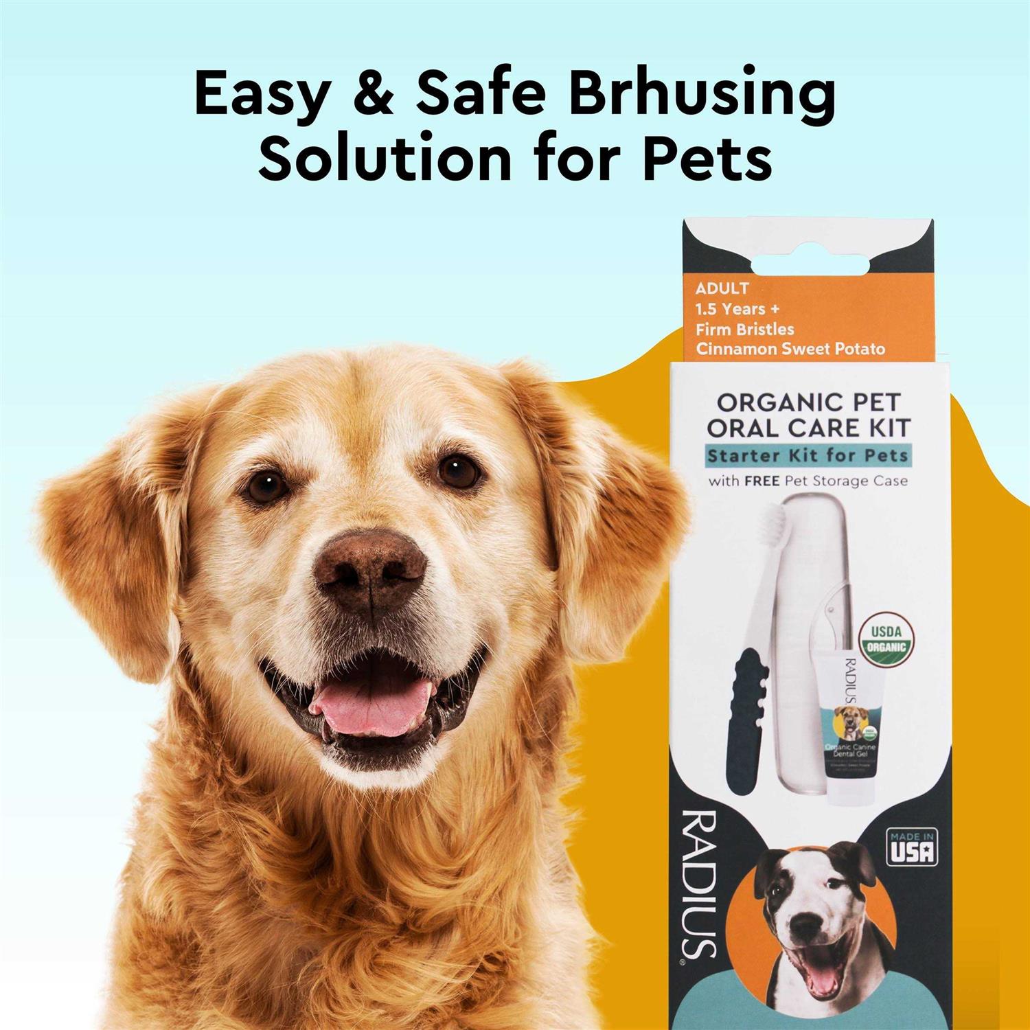 Alternative view of Radius Organic Canine Oral Kit Starter Kit for Pets