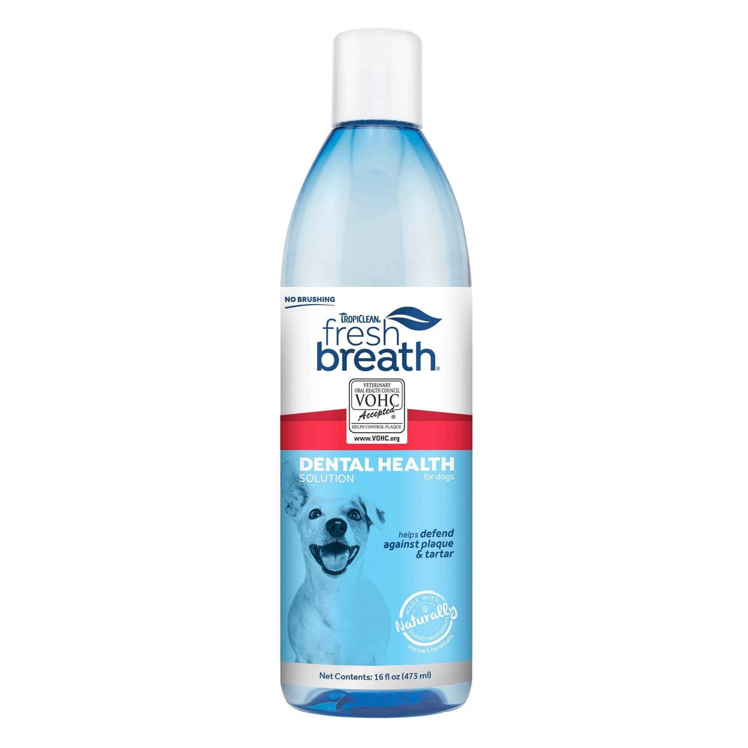 TropiClean Fresh Breath Dog Dental Health Solution