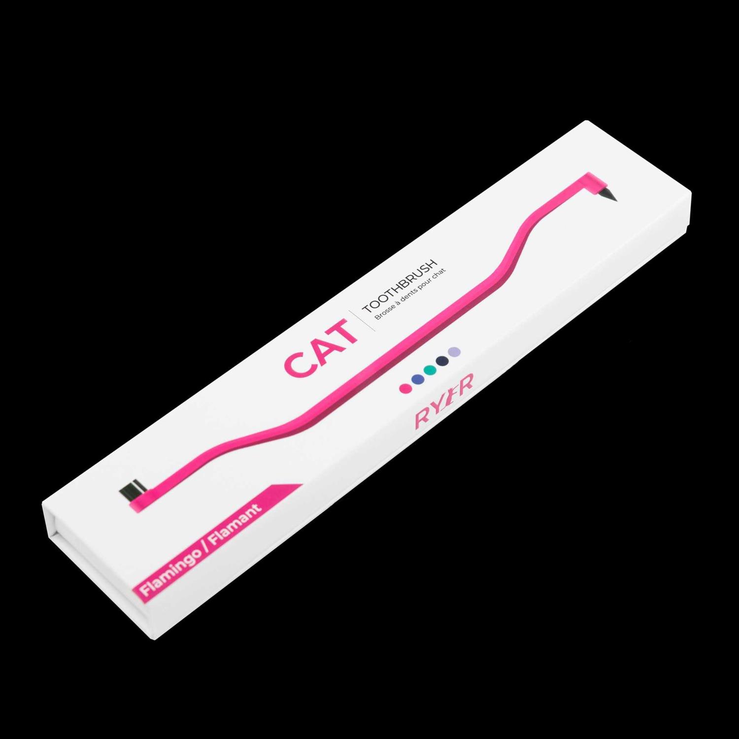 RYERCAT Dual Sided Cat Toothbrush