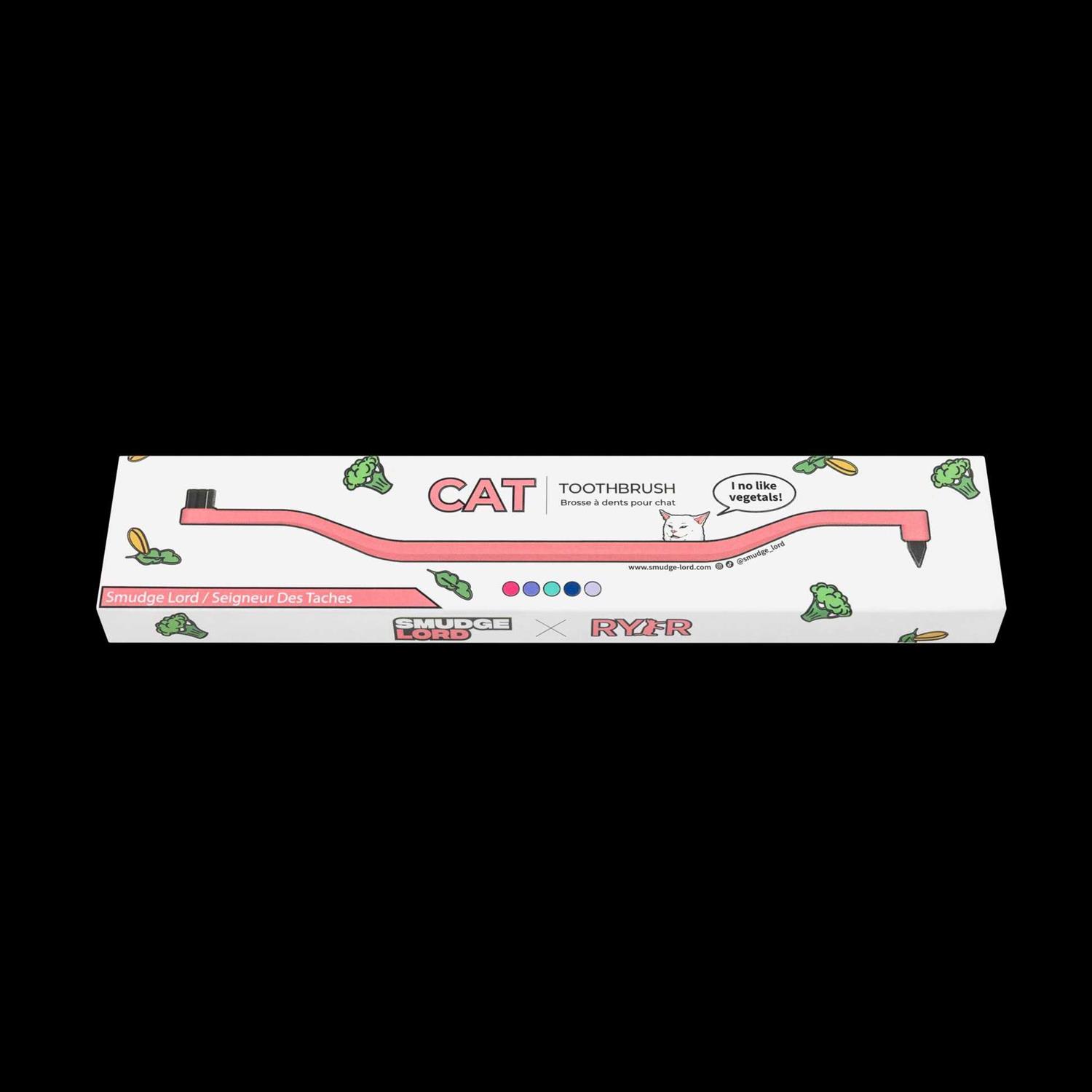Alternative view of RYERCAT Dual Sided Cat Toothbrush