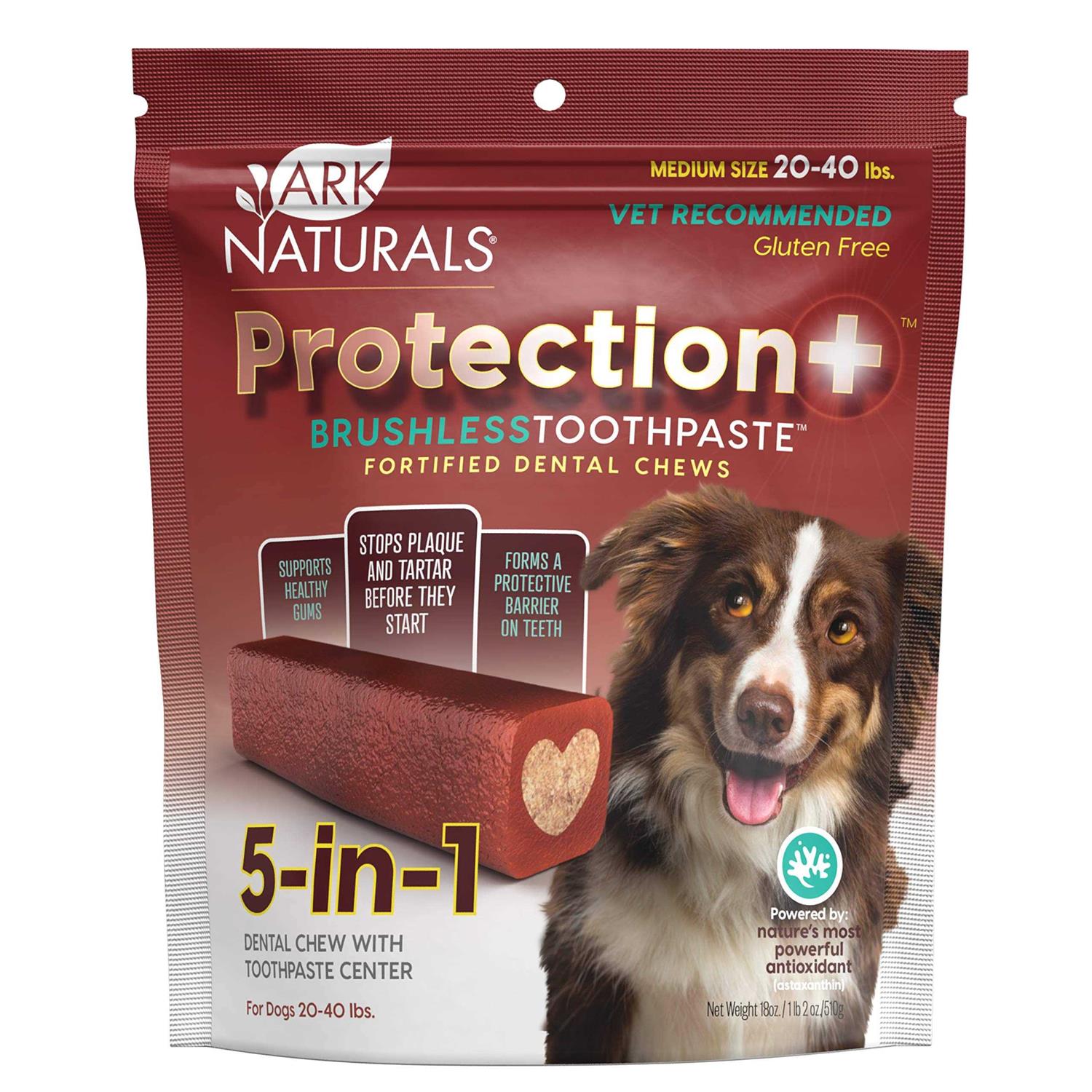 Ark Naturals Protection+ Brushless Toothpaste Dental Chews