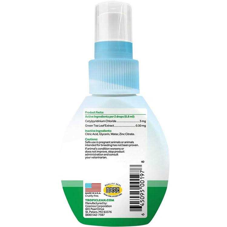 Alternative view of TropiClean Fresh Breath Drops