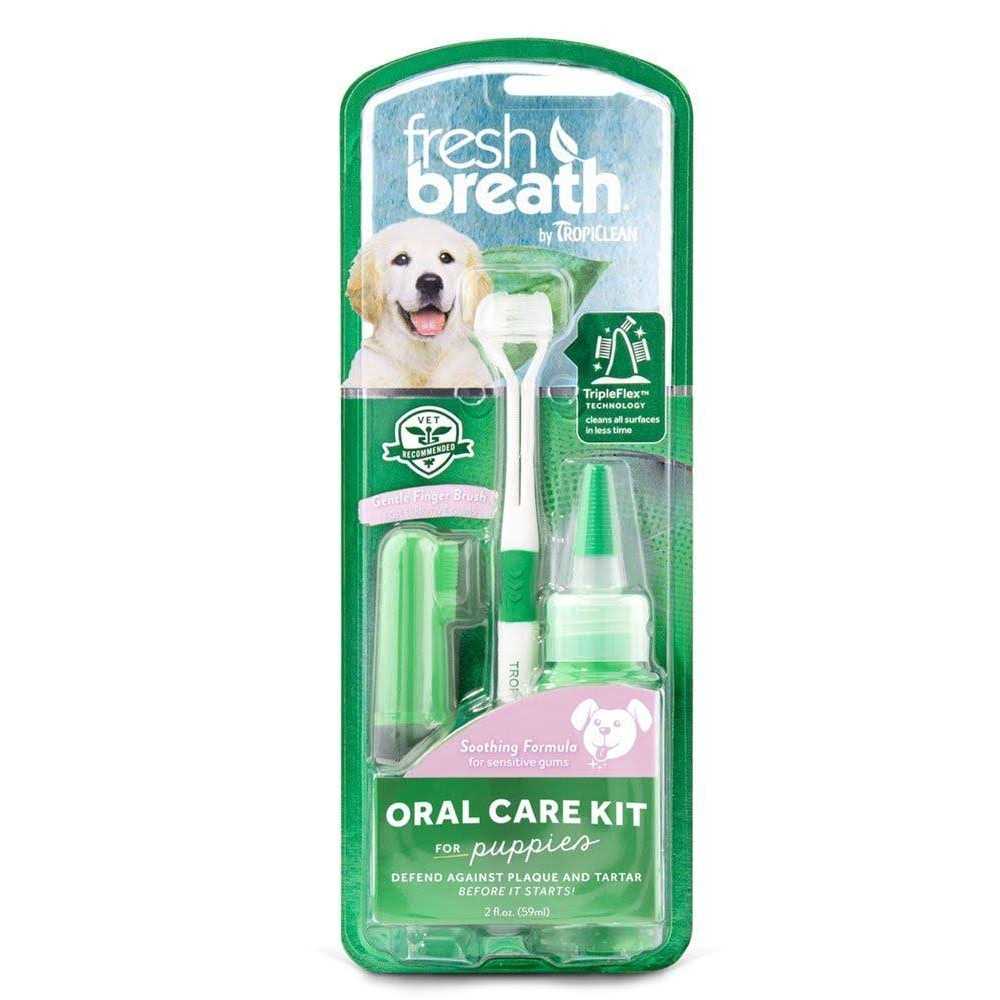 Tropiclean Fresh Breath Oral Care Kit for Puppies