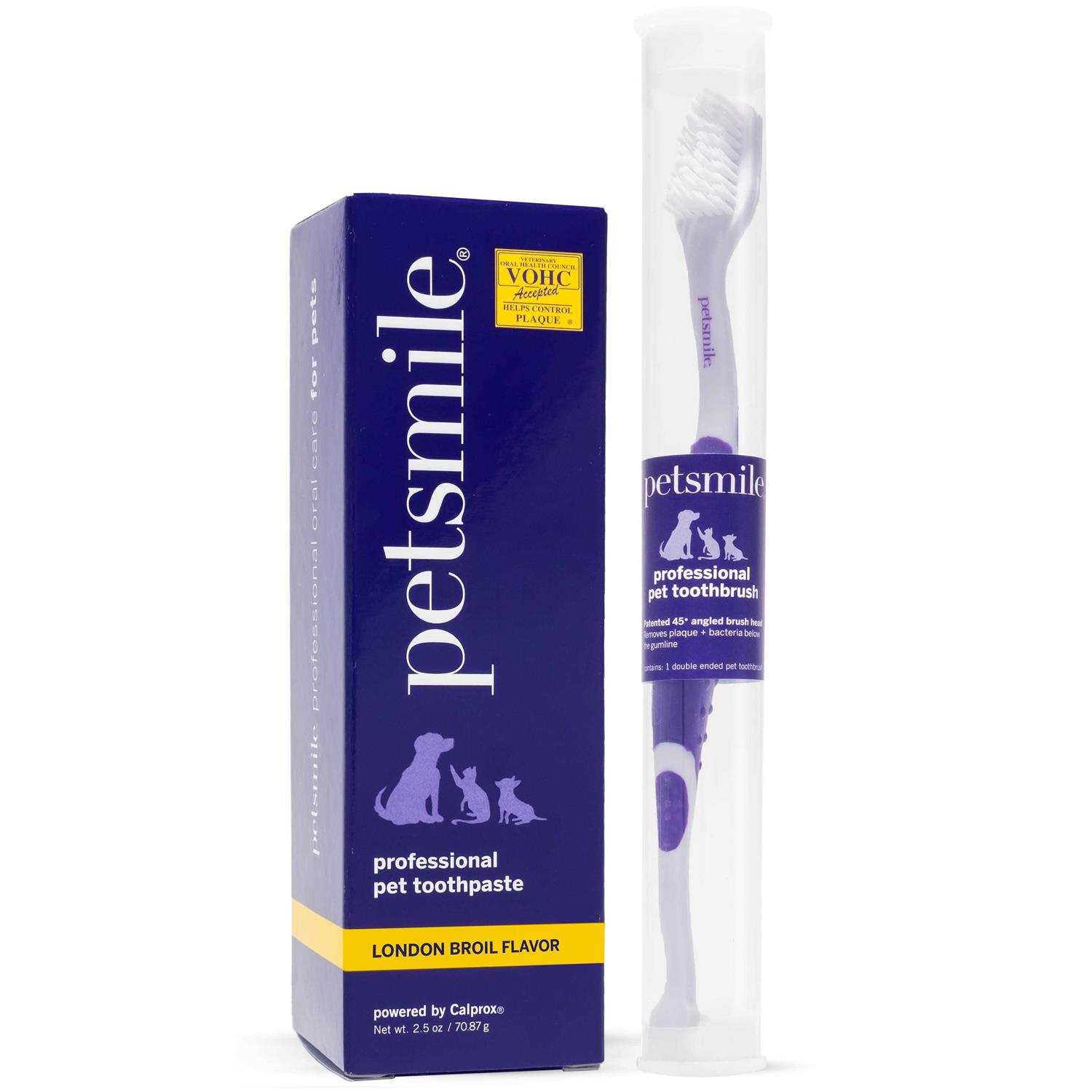 Petsmile Professional Pet Brushing Kit Cat & Dog Dental Care