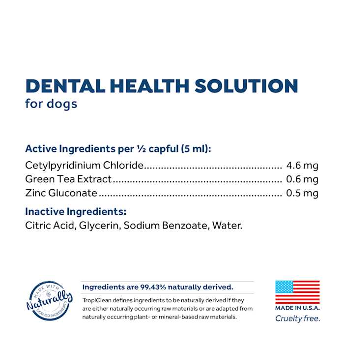 Alternative view of TropiClean Fresh Breath Dog Dental Health Solution