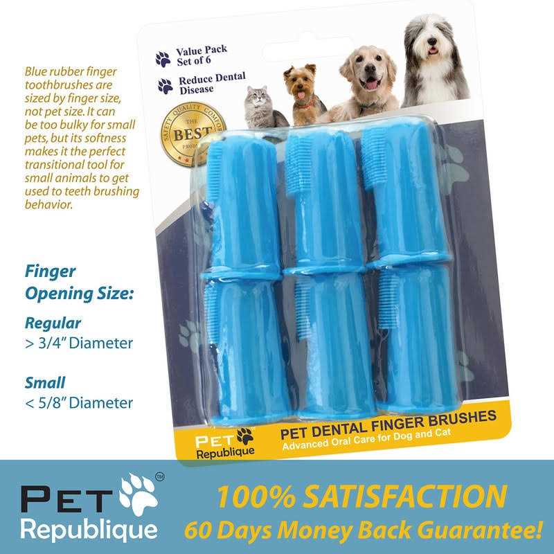 Alternative view of Pet Republique Dog & Cat Small Finger Toothbrush