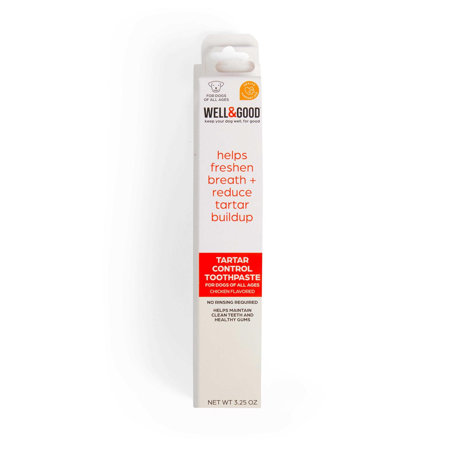 Well & Good Tartar Control Toothpaste for Dogs
