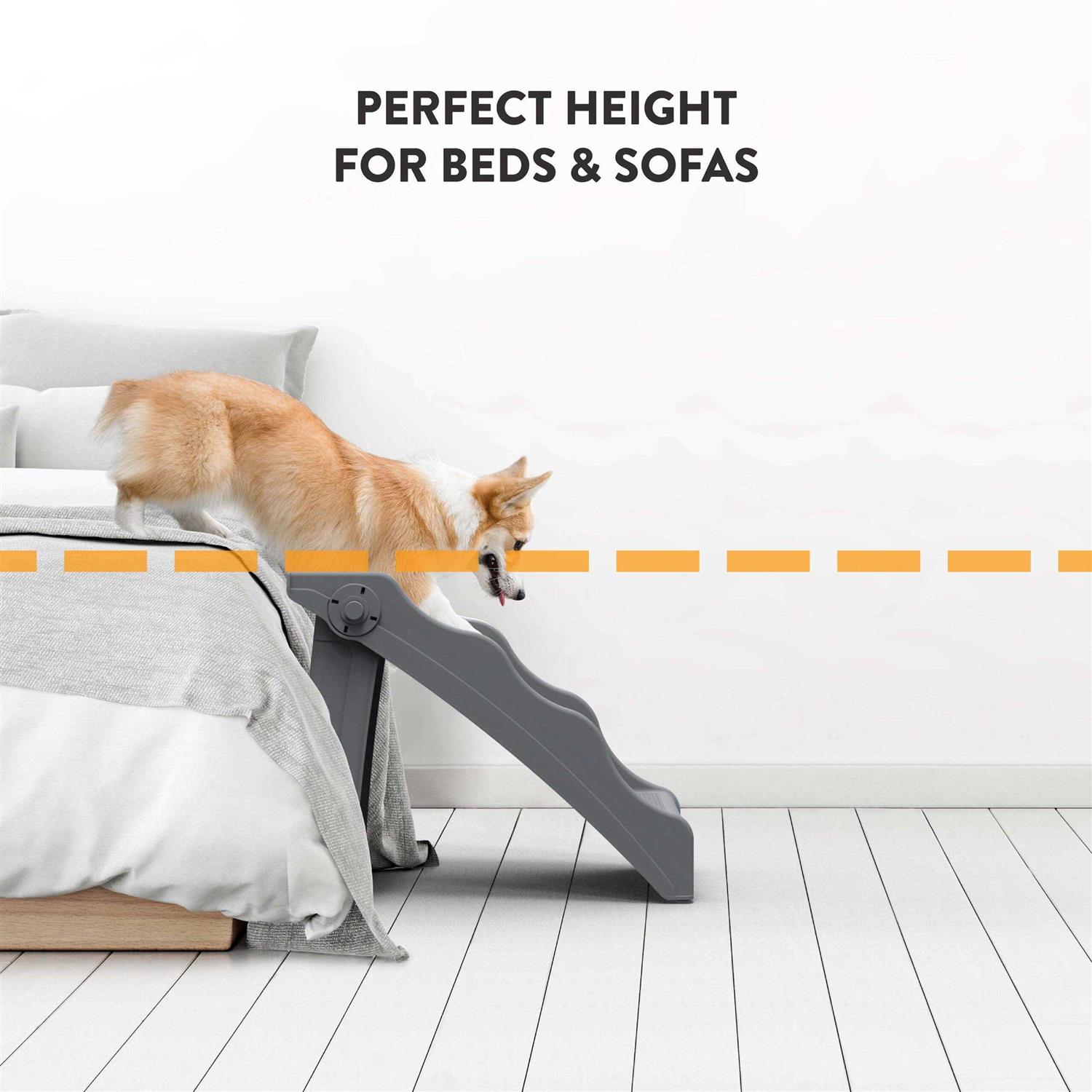 Alternative view of Tail Waggers Flexi-Step, Foldable Dog Pet Steps with 4-Step Design and Non-Slip Treads