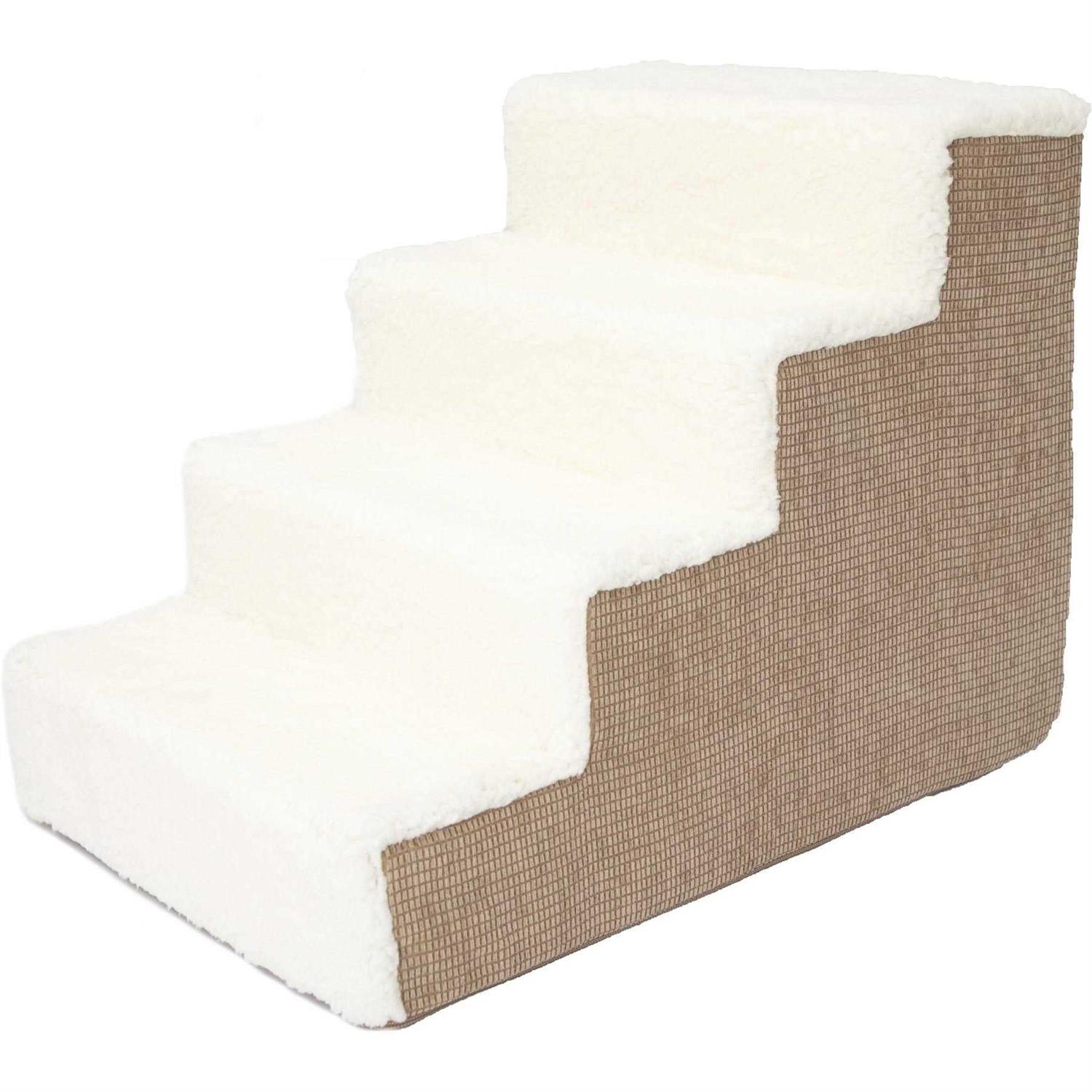 Precious Tails High Density Foam Sherpa Top Steps